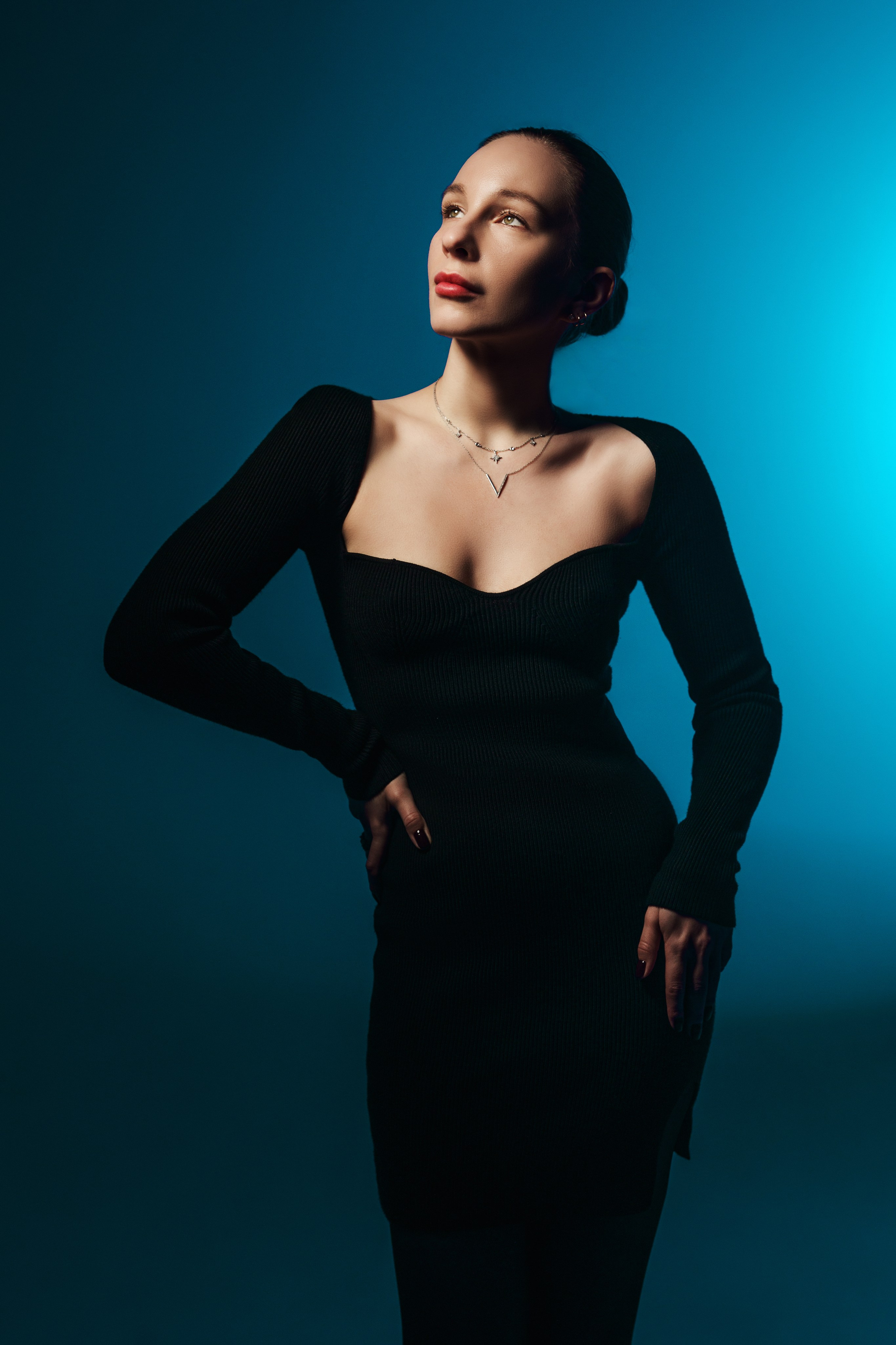 Фотосессия для Веры с цветным светом. Фотограф Симферополь Крым Ольга Топоривская