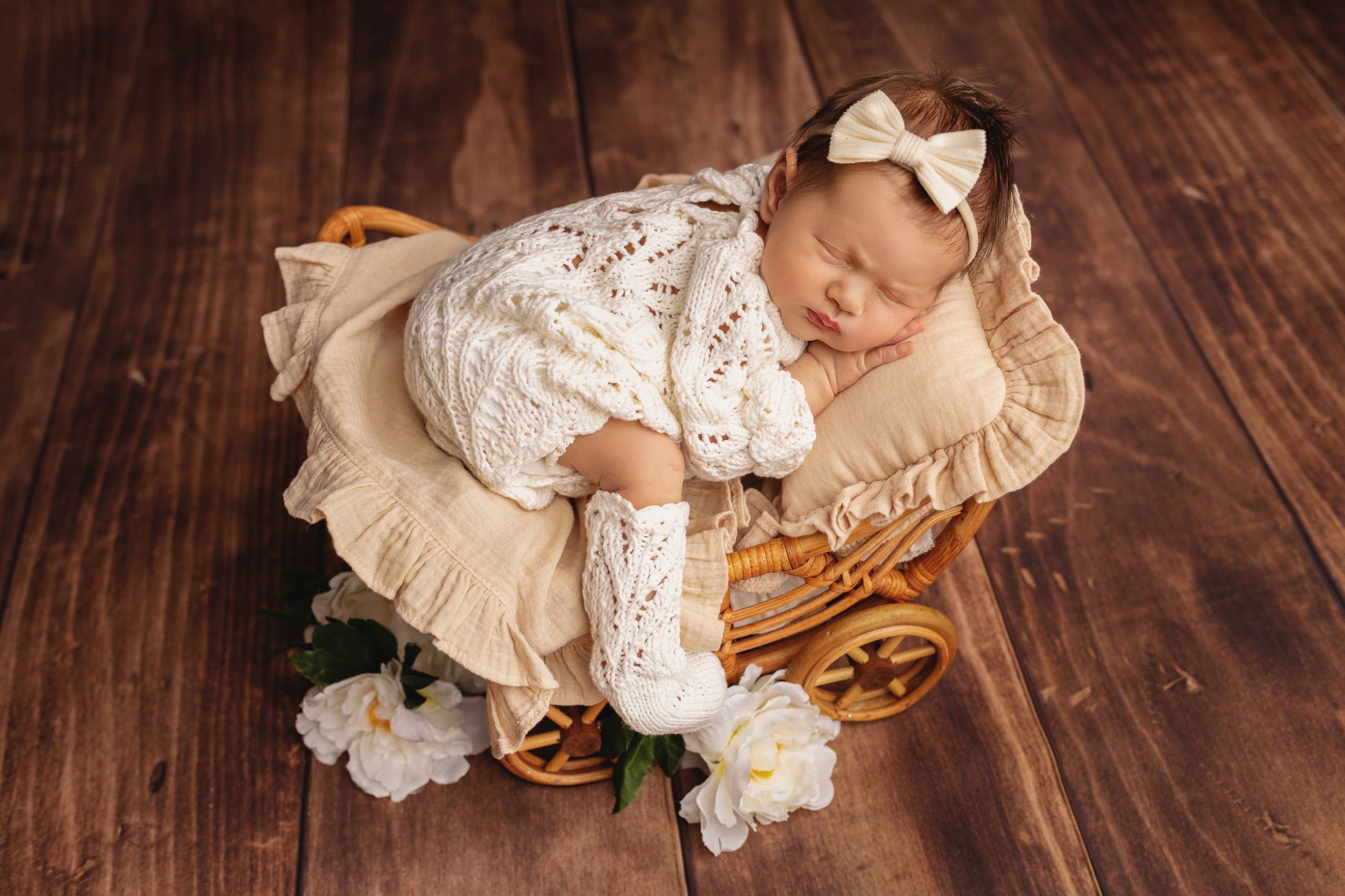 Классическая фотосессия малыша. Фотограф новорожденных малышей в Омске и Омской области Эльвира Камаева