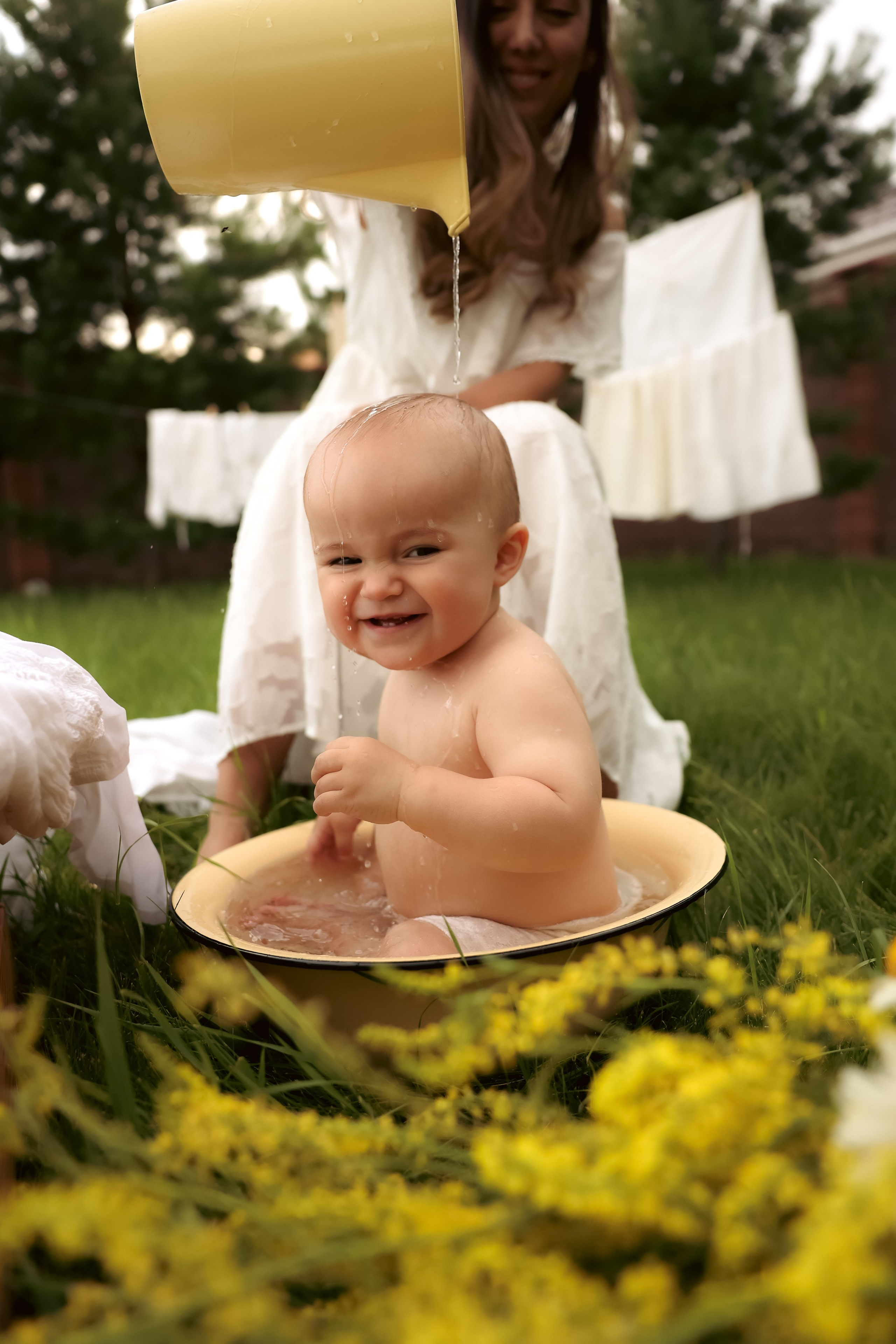 Большая стирка. Ваш семейный newborn и lifestyle фотограф в СПБ Наталья Журавлева