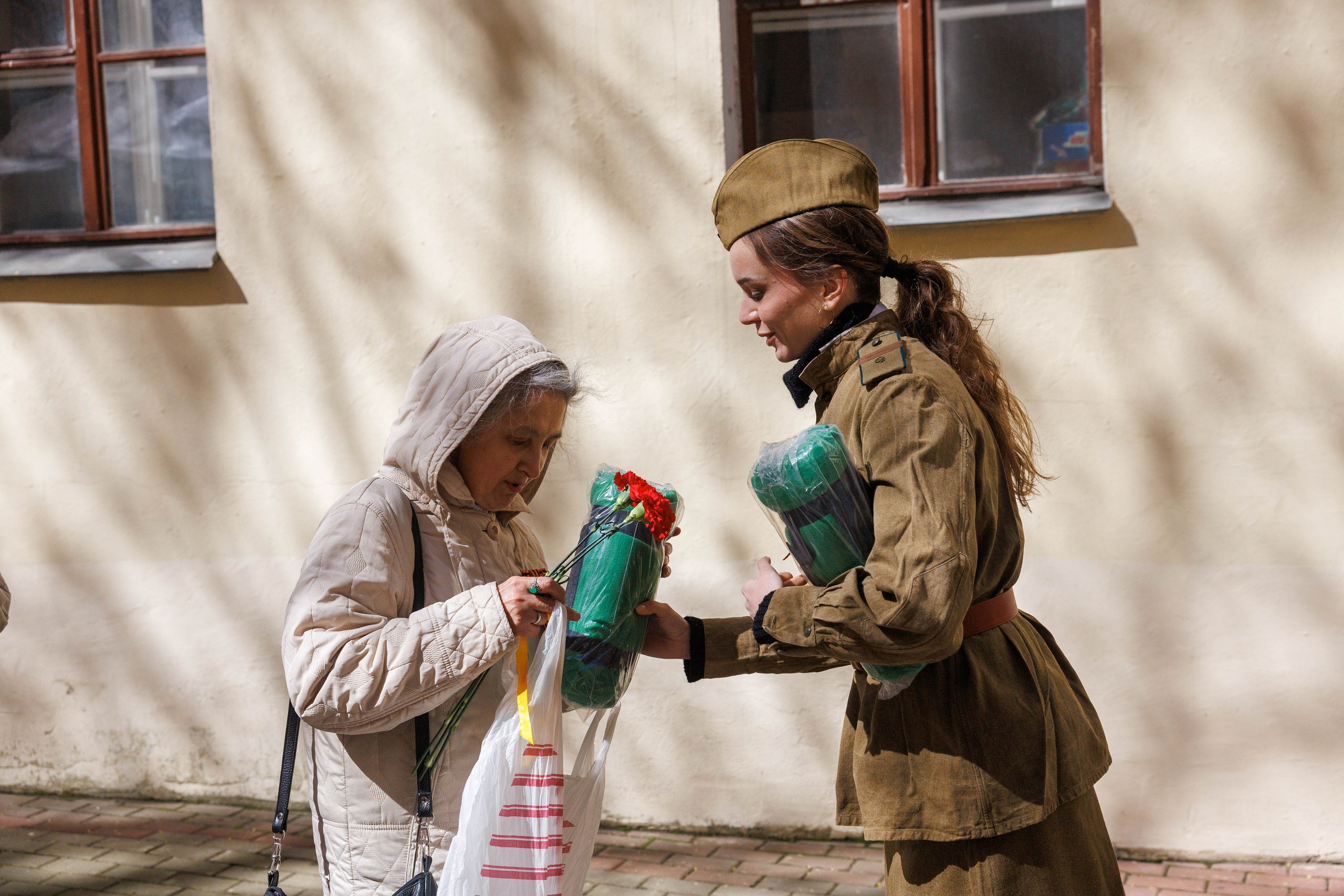 Празднование 9 МАЯ в одном Питерском дворе