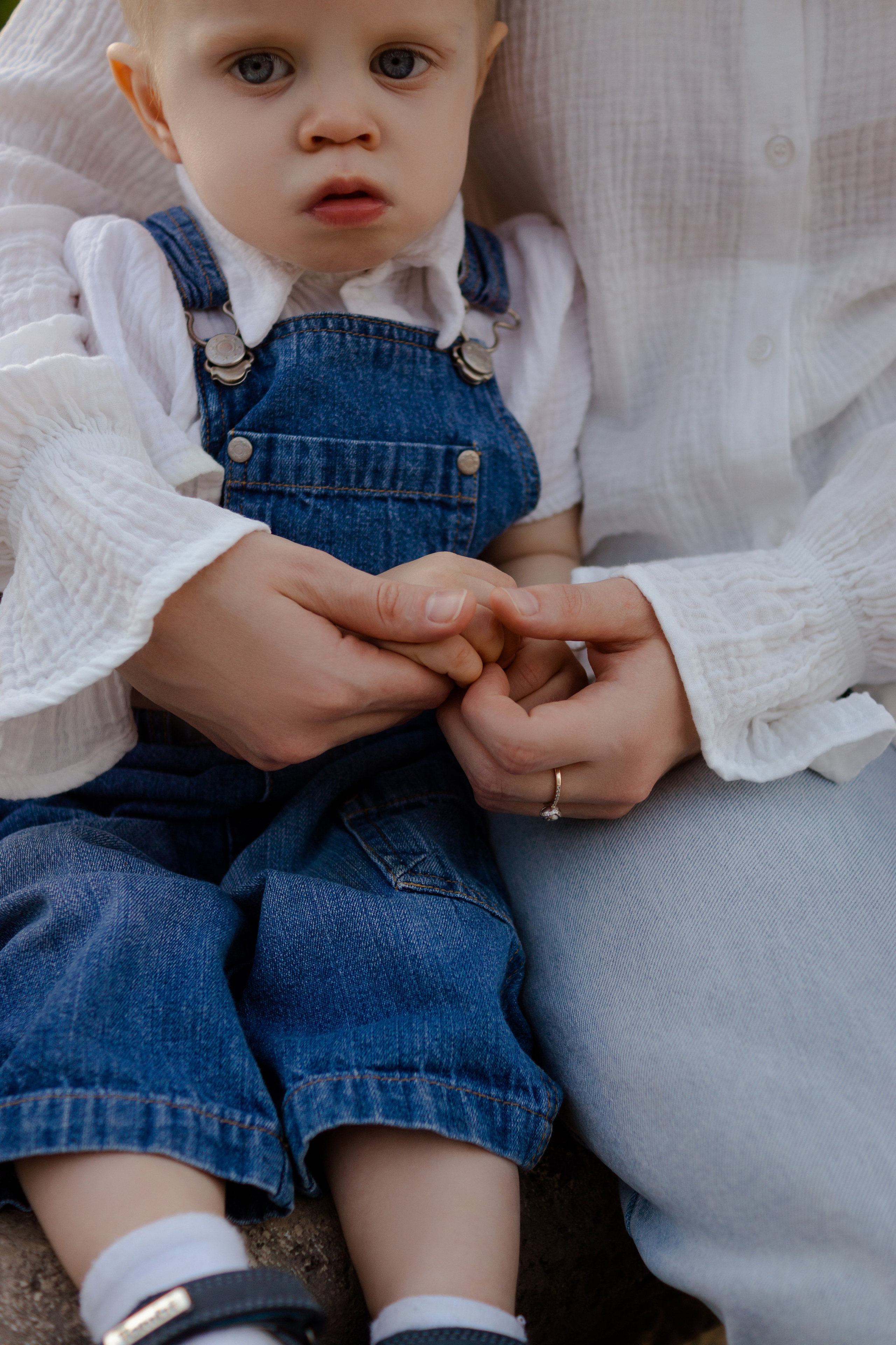 Аня с сыном Сашей