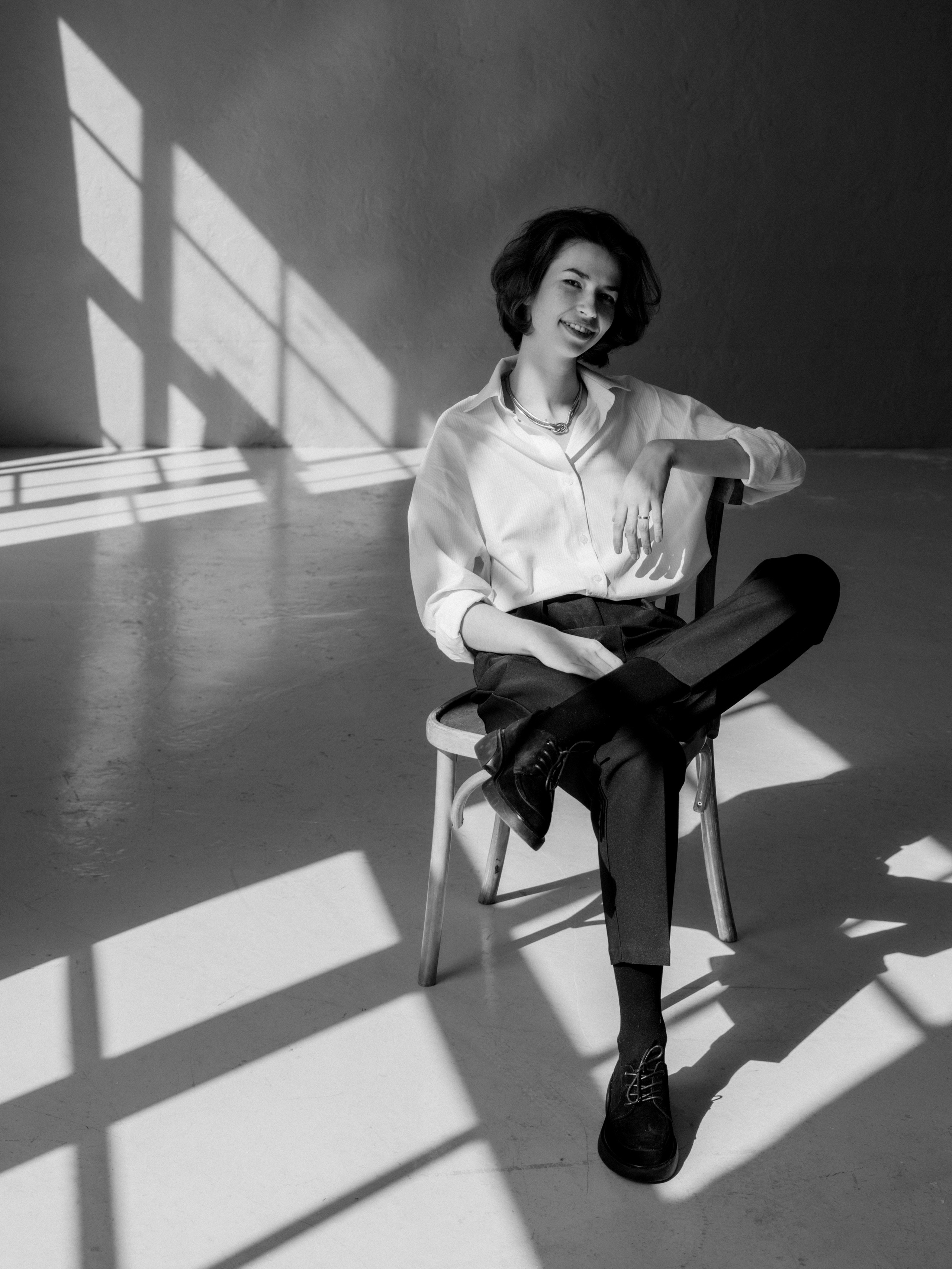 Портретная фотосессия для Полины в фотостудии. Светлана Гопанюк. Портретный фотограф. Санкт-Петербург. СПб