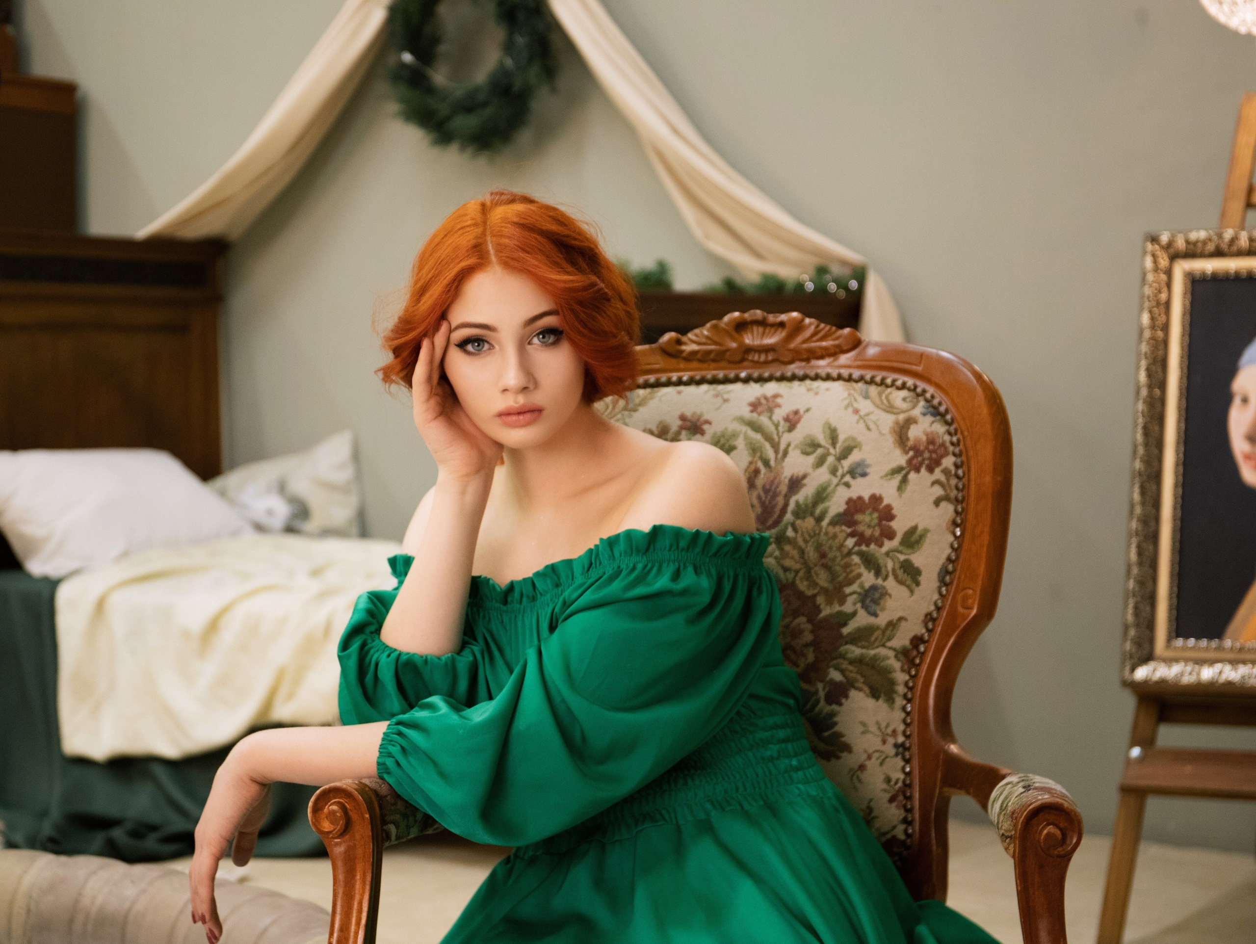 Подруги Новогодняя съемка в студии. Свадебный и семейный фотограф в Москве Мила Широких