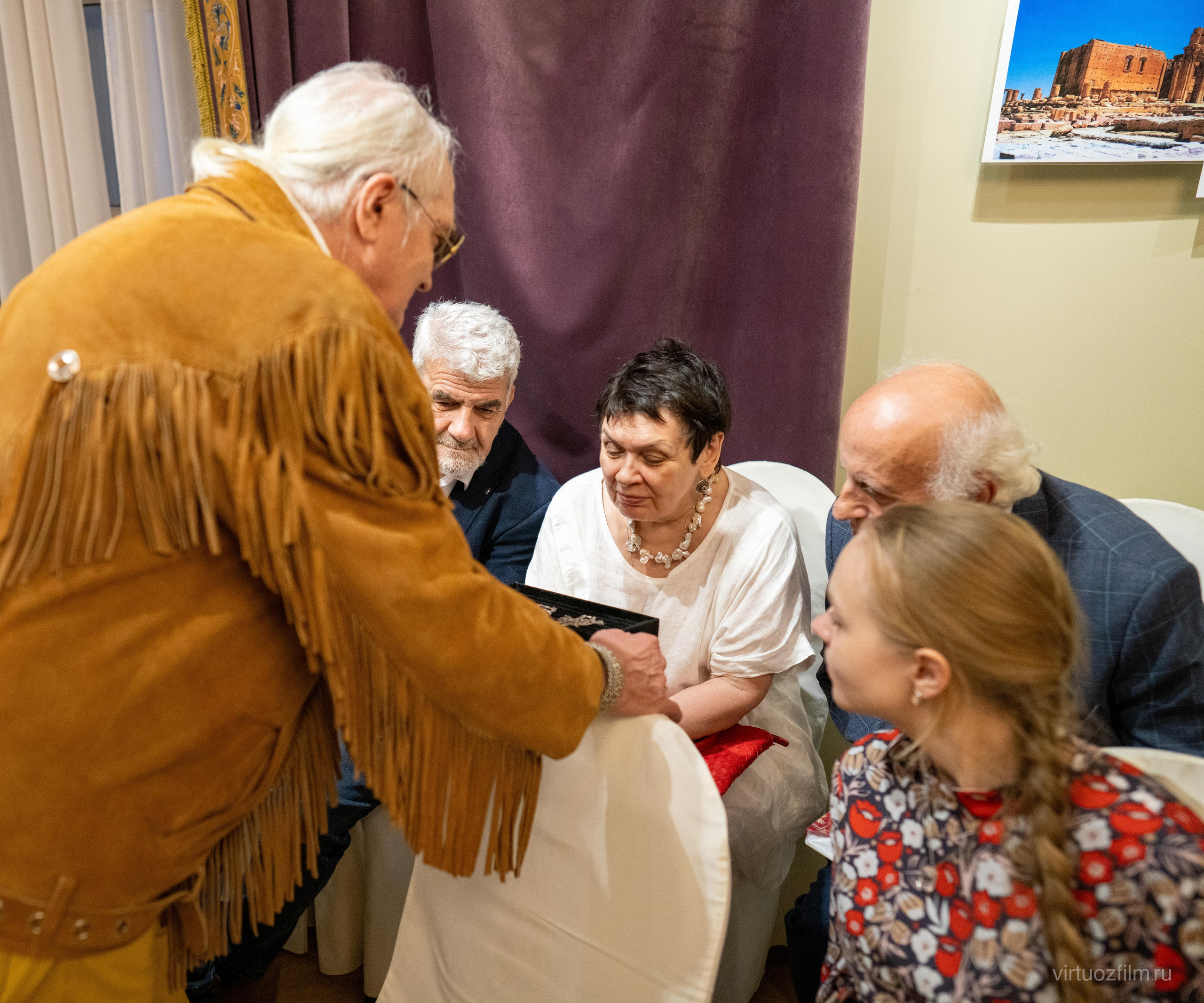 Встреча с писателем и путешественником Андрэ Ролланом