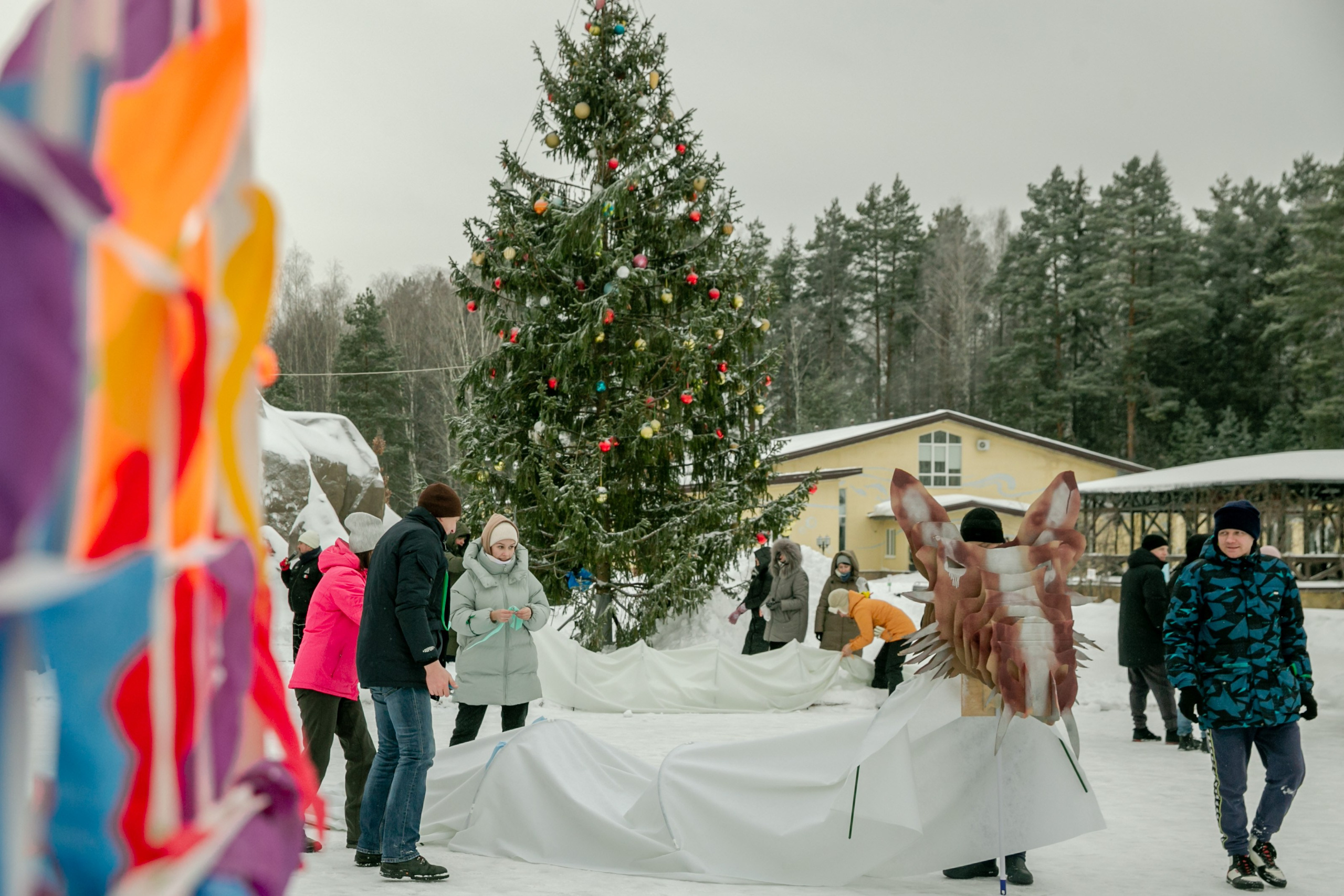 Зимний тимбилдинг. Фотограф Ершова Светлана