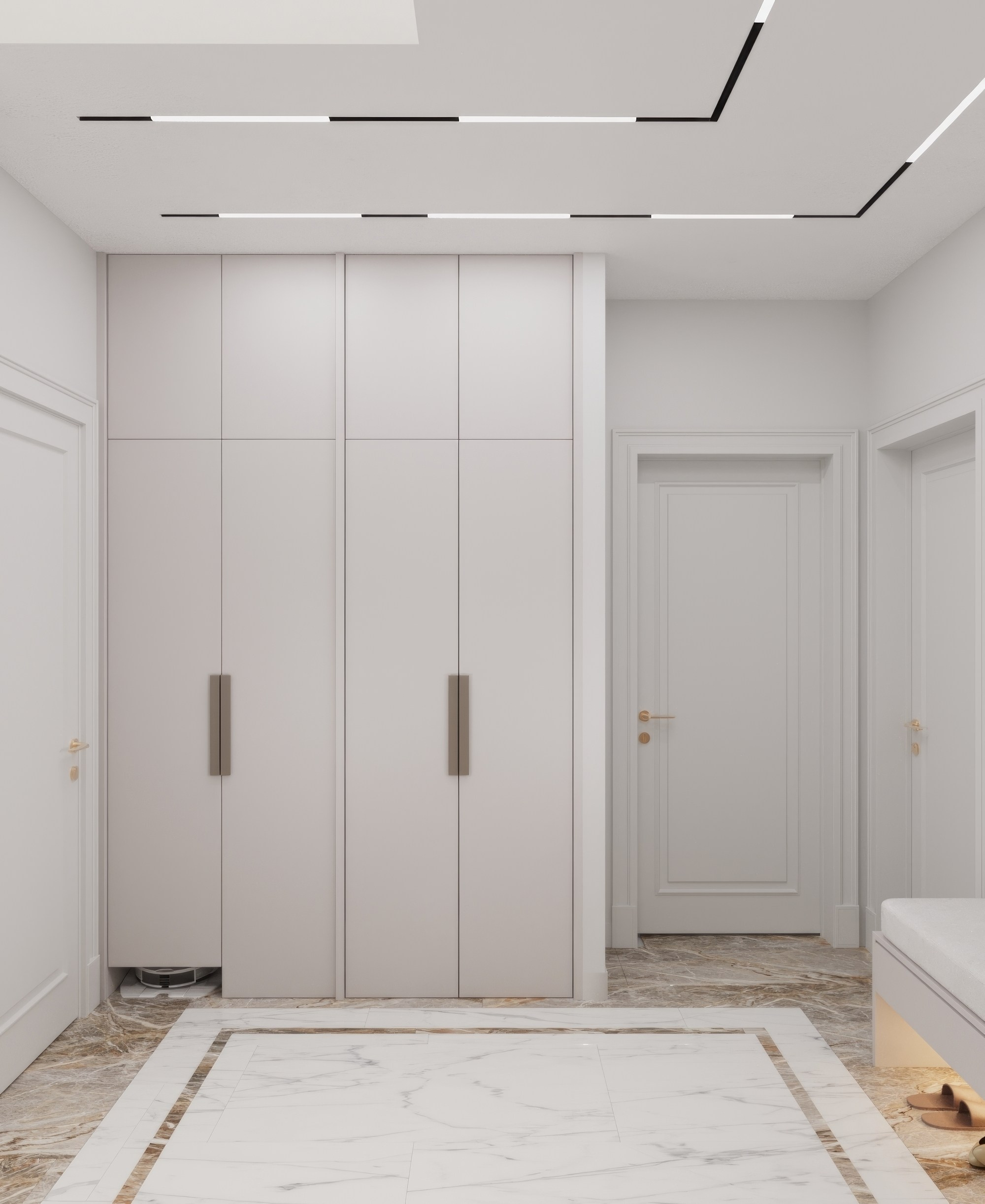 Квартира — Минимализм с элементами классики. Мансур Гусейнов дизайнер интерьеров г. Махачкала