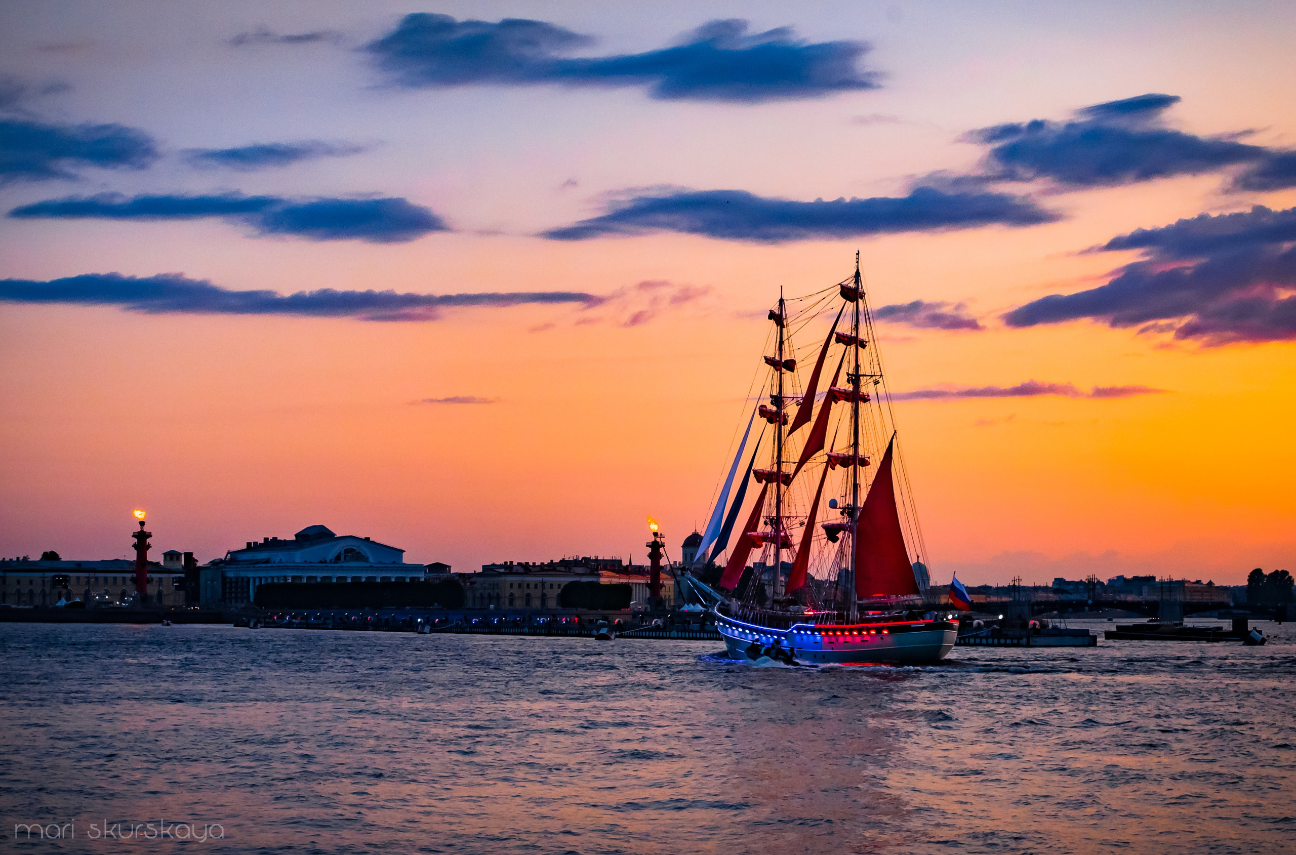 Закатный Санкт-Петербург. Мотофотограф в Санкт-Петербурге Мария Скурская