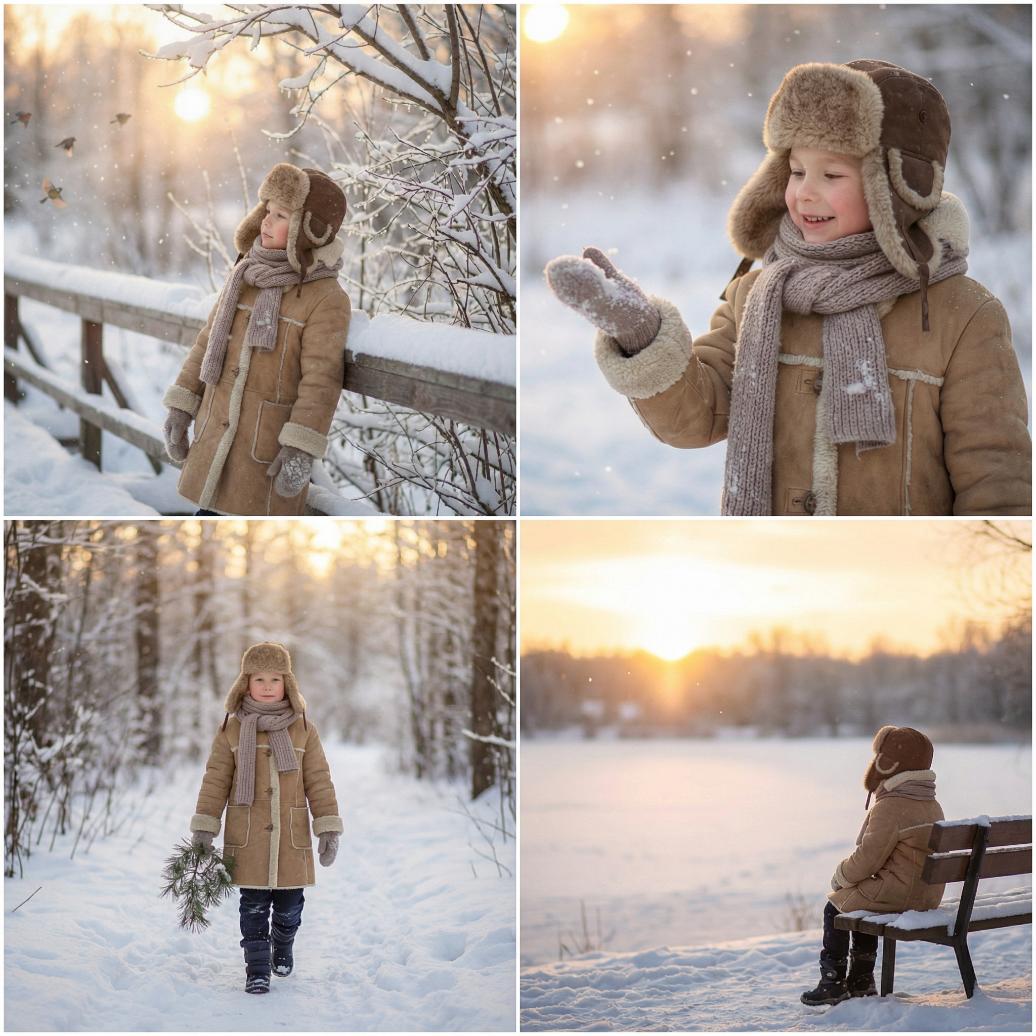 Зимние забавы. Семейный, свадебный и детский фотограф в Новосибирске Ольга Хидченко