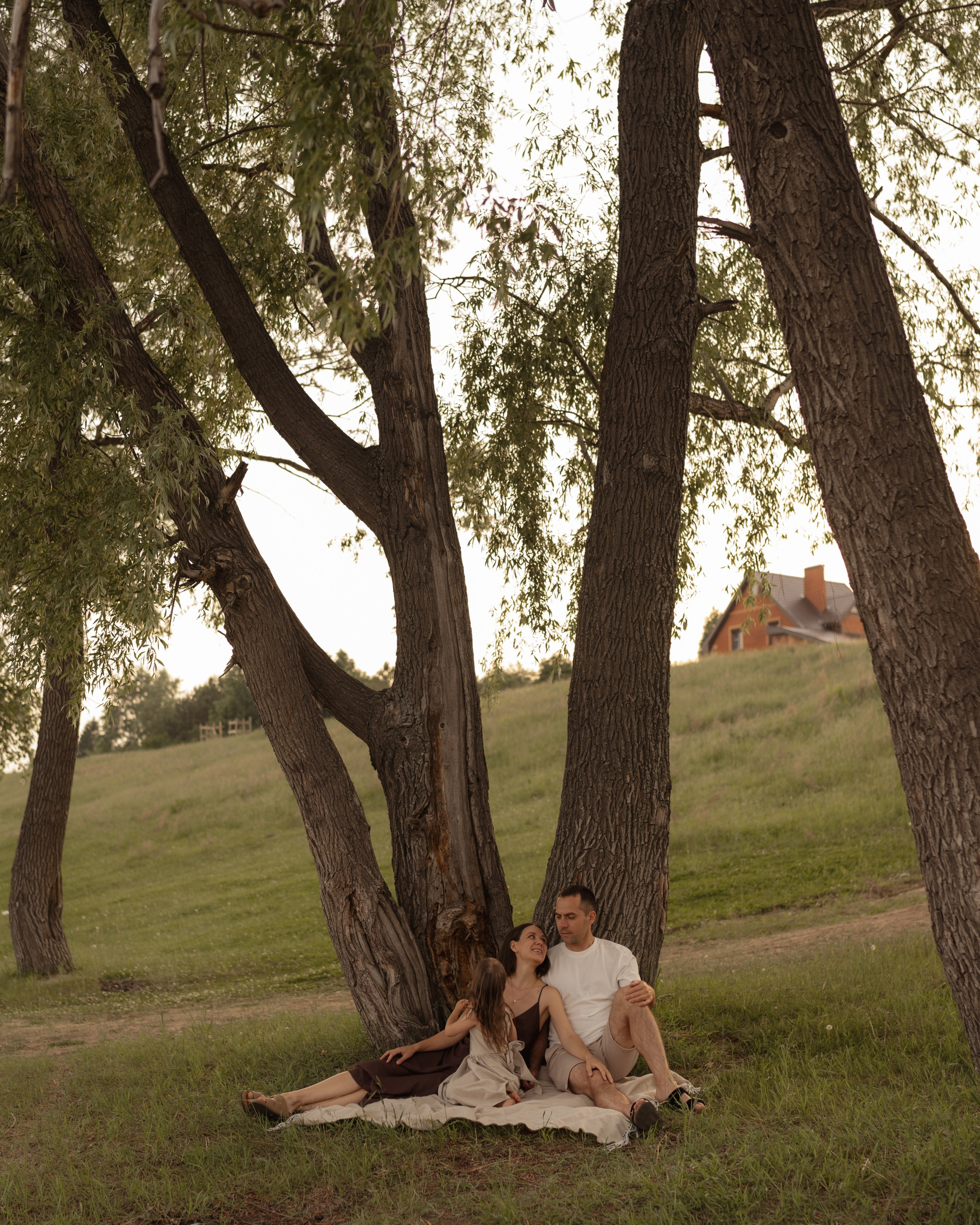 Лена, Артем и Янчик | с. Ленинское. Фотограф в Новосибирске Диана Ильиных