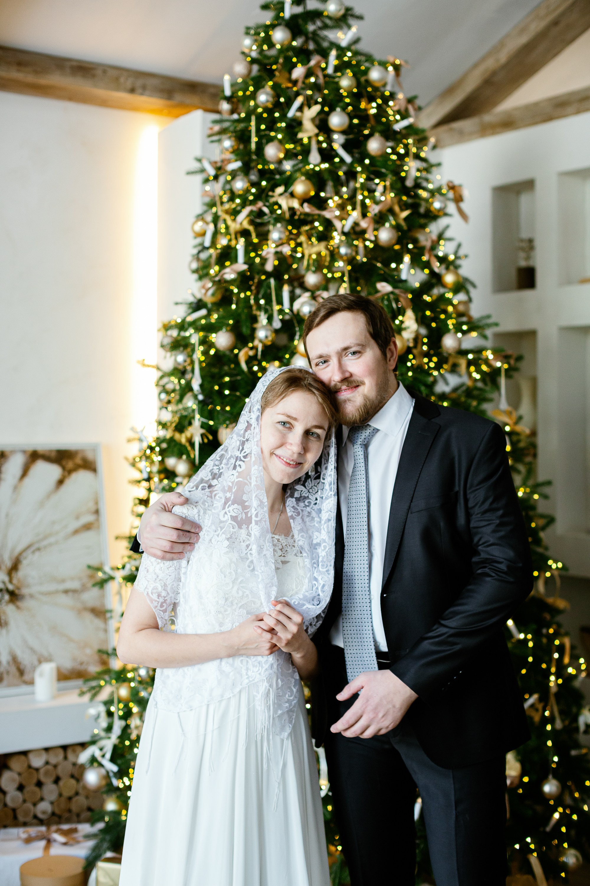 Новогодняя фотосессия в студии