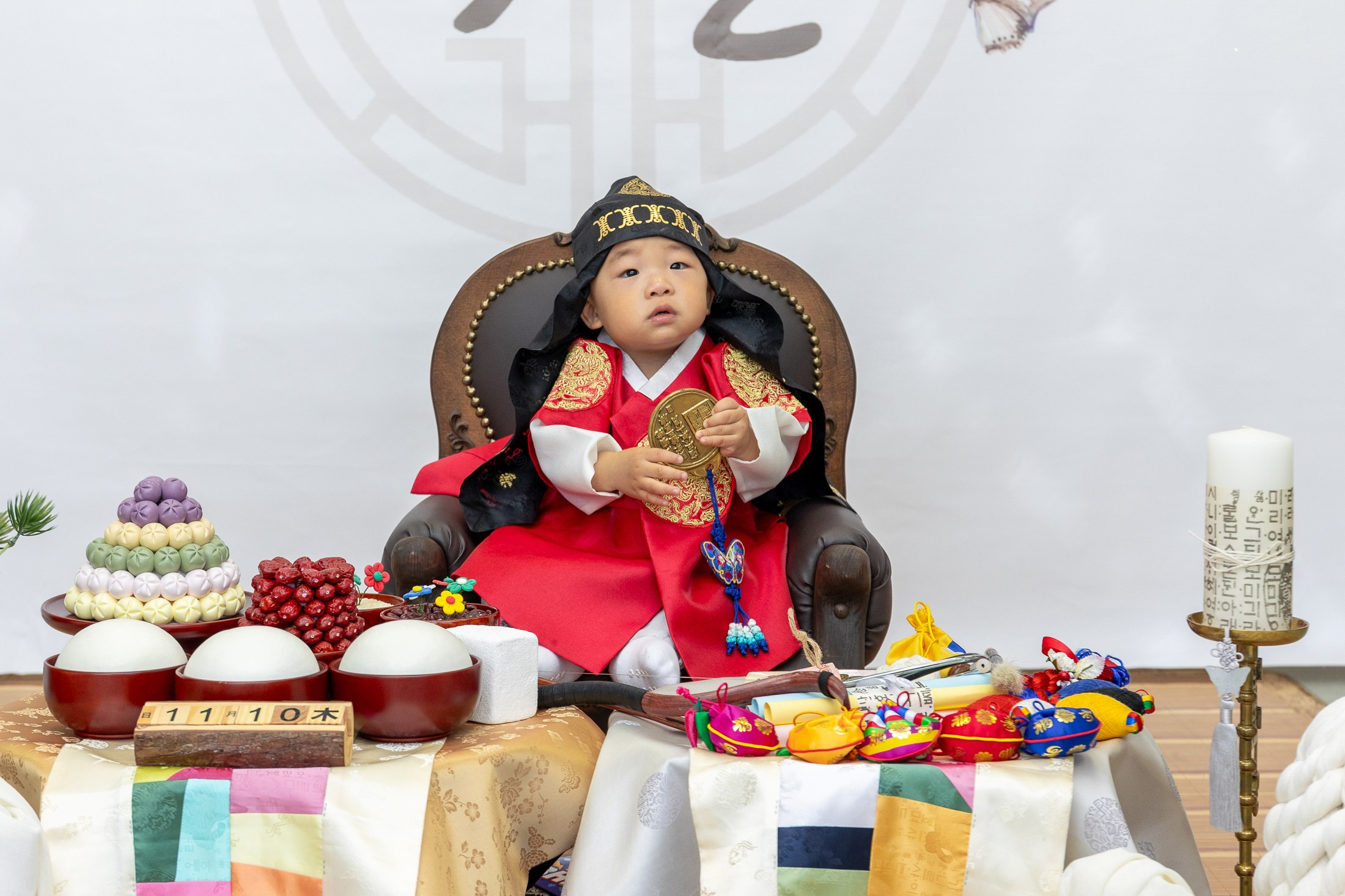 첫돌 Утренняя церемония (малыши). «Инбок» Фото студия