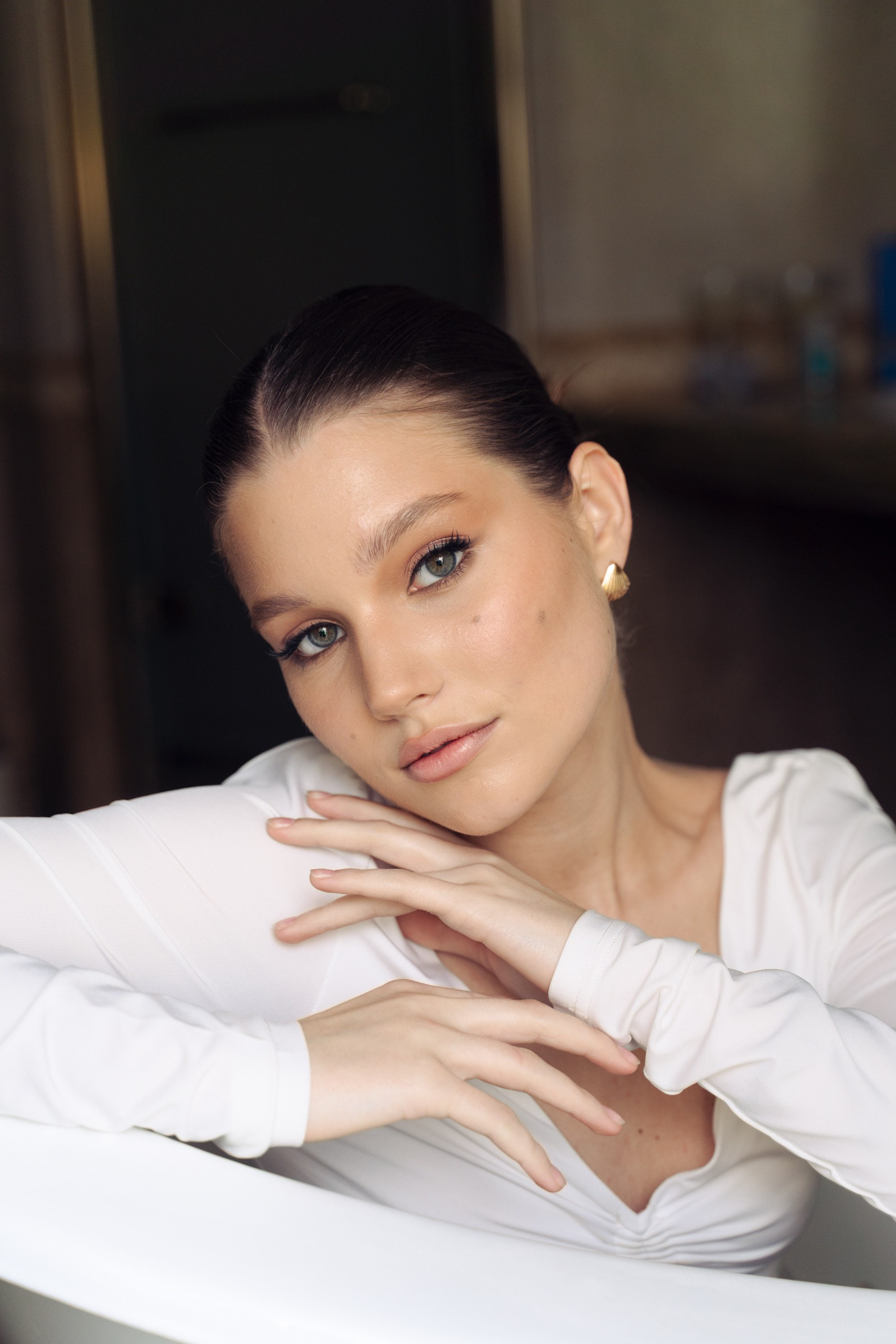 Черно-белый взрослый, детский портрет. Портретный фотограф в Краснодаре Валерия Матирная