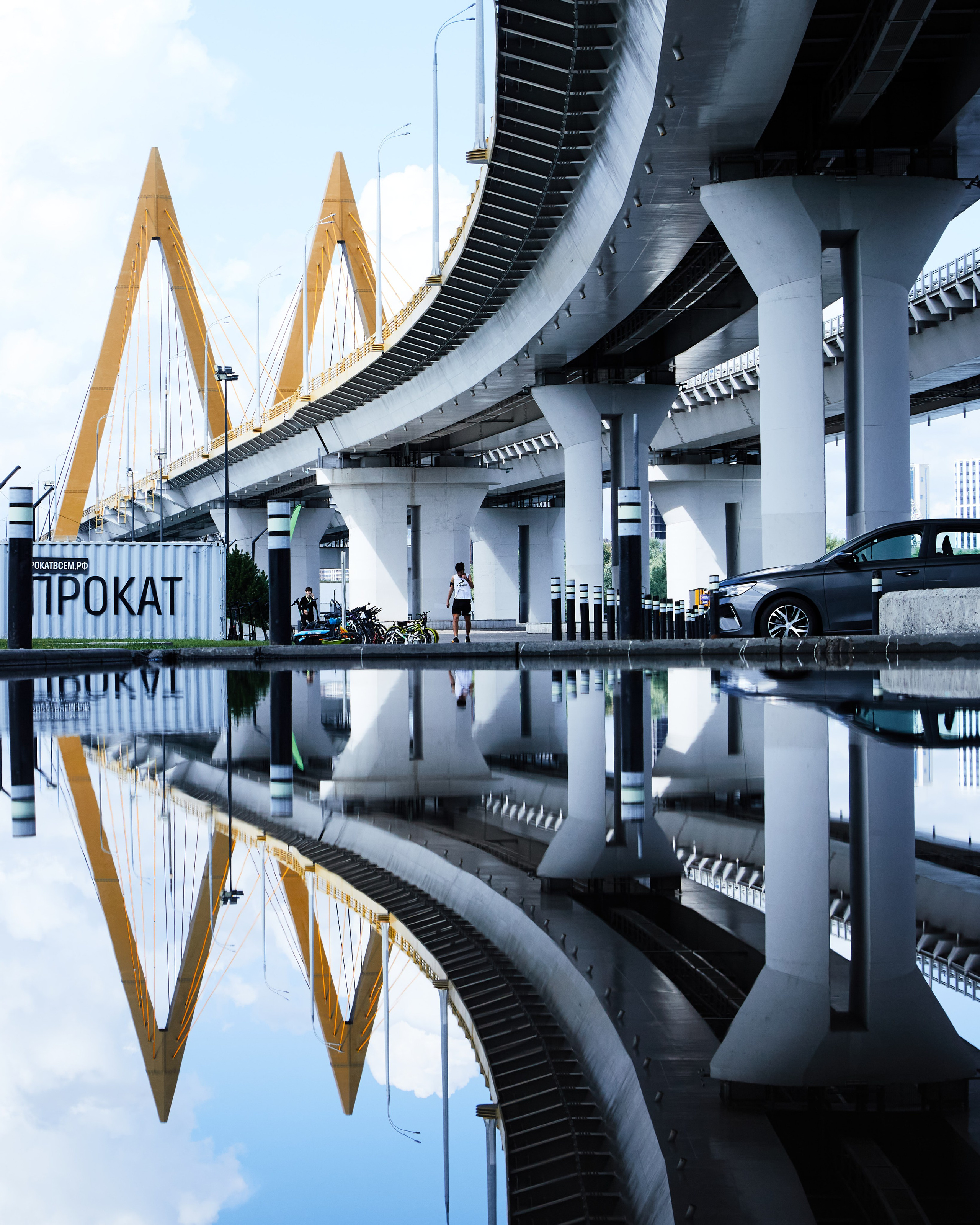Казань. Мост "Миллениум"