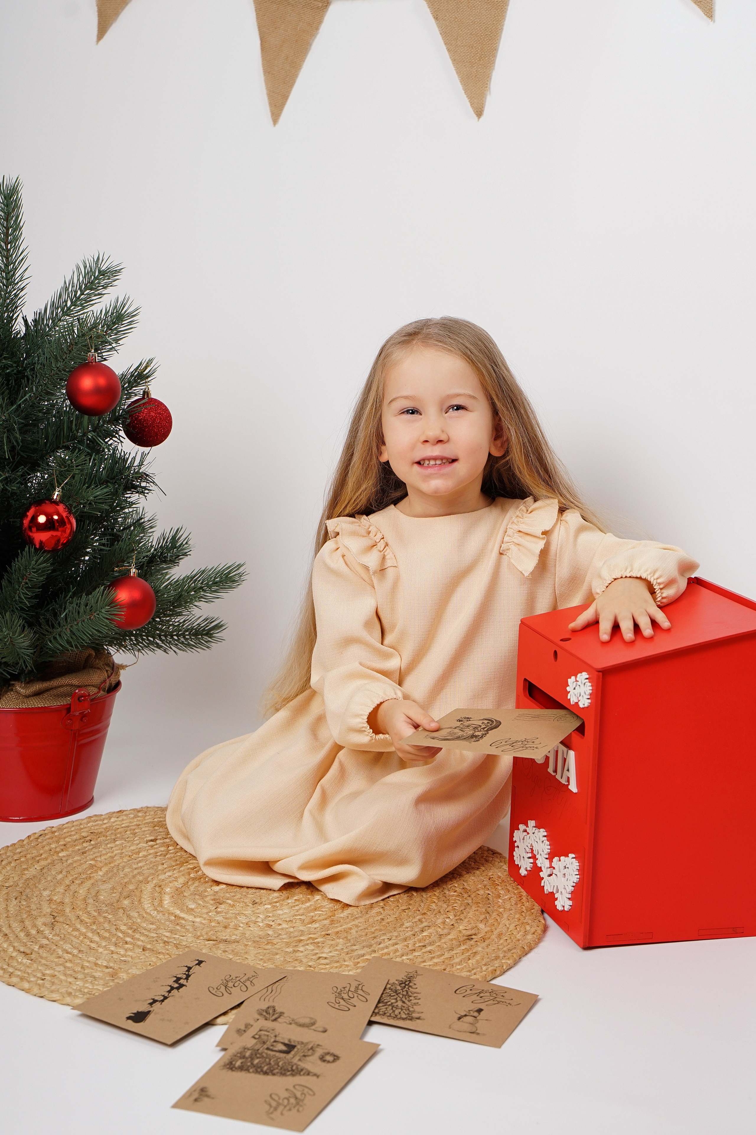 Новогдняя светлая. Студия детской фотографии