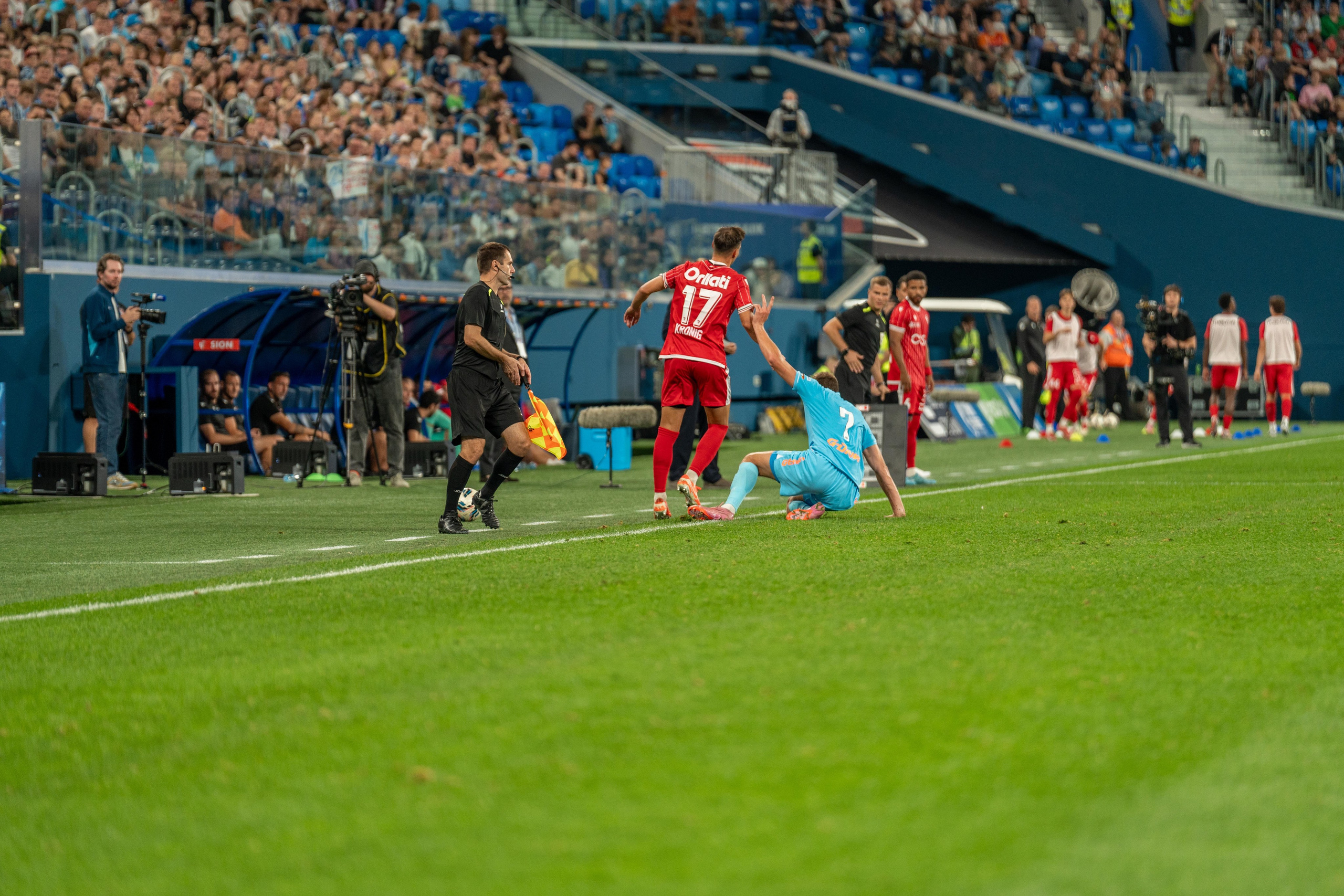 Спортивный фотограф Санкт-Петербург на матче Зенит—Сьон