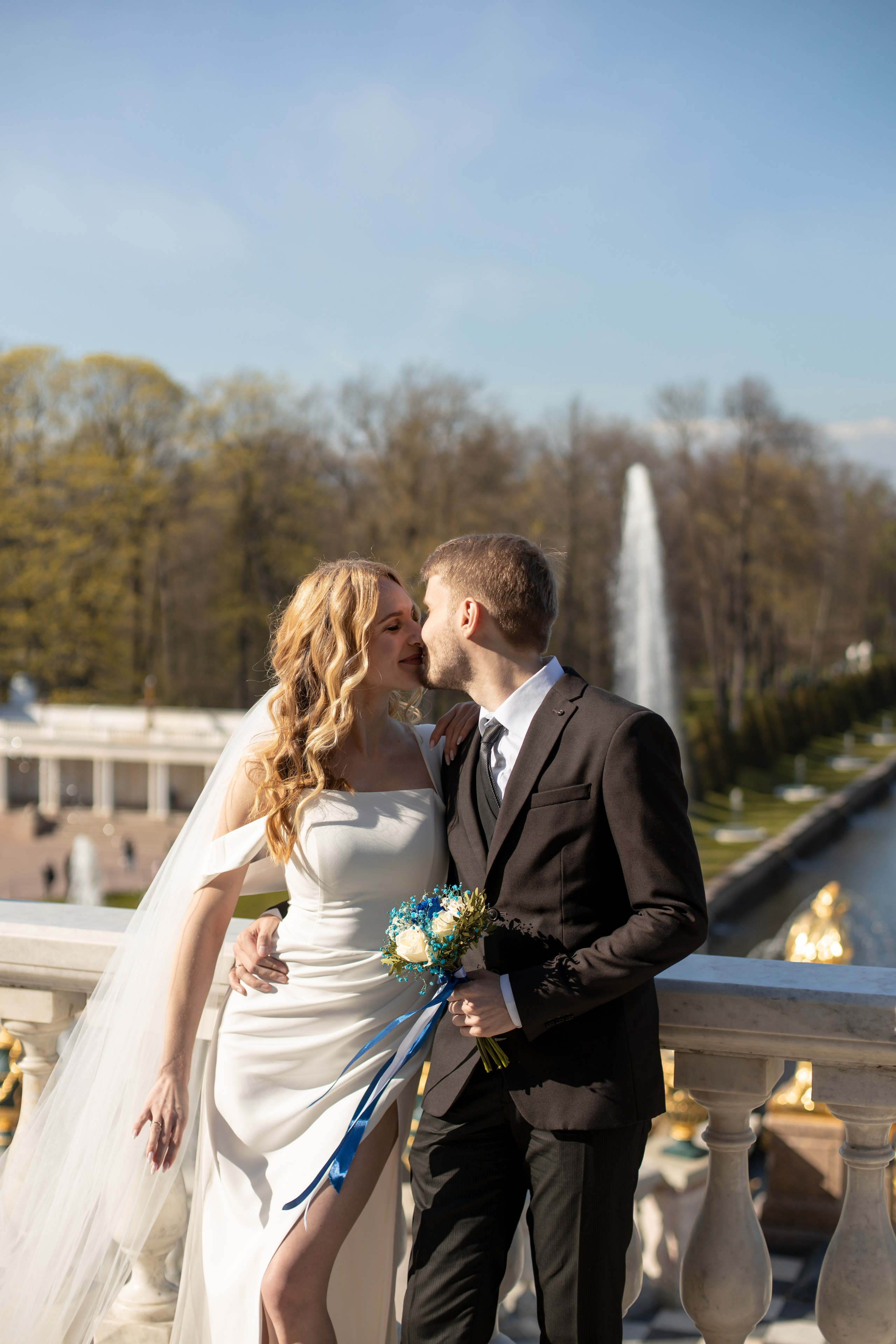 Петергоф / ЗАГС + прогулка. Свадебный и семейный фотограф в Москве Диана Левченко