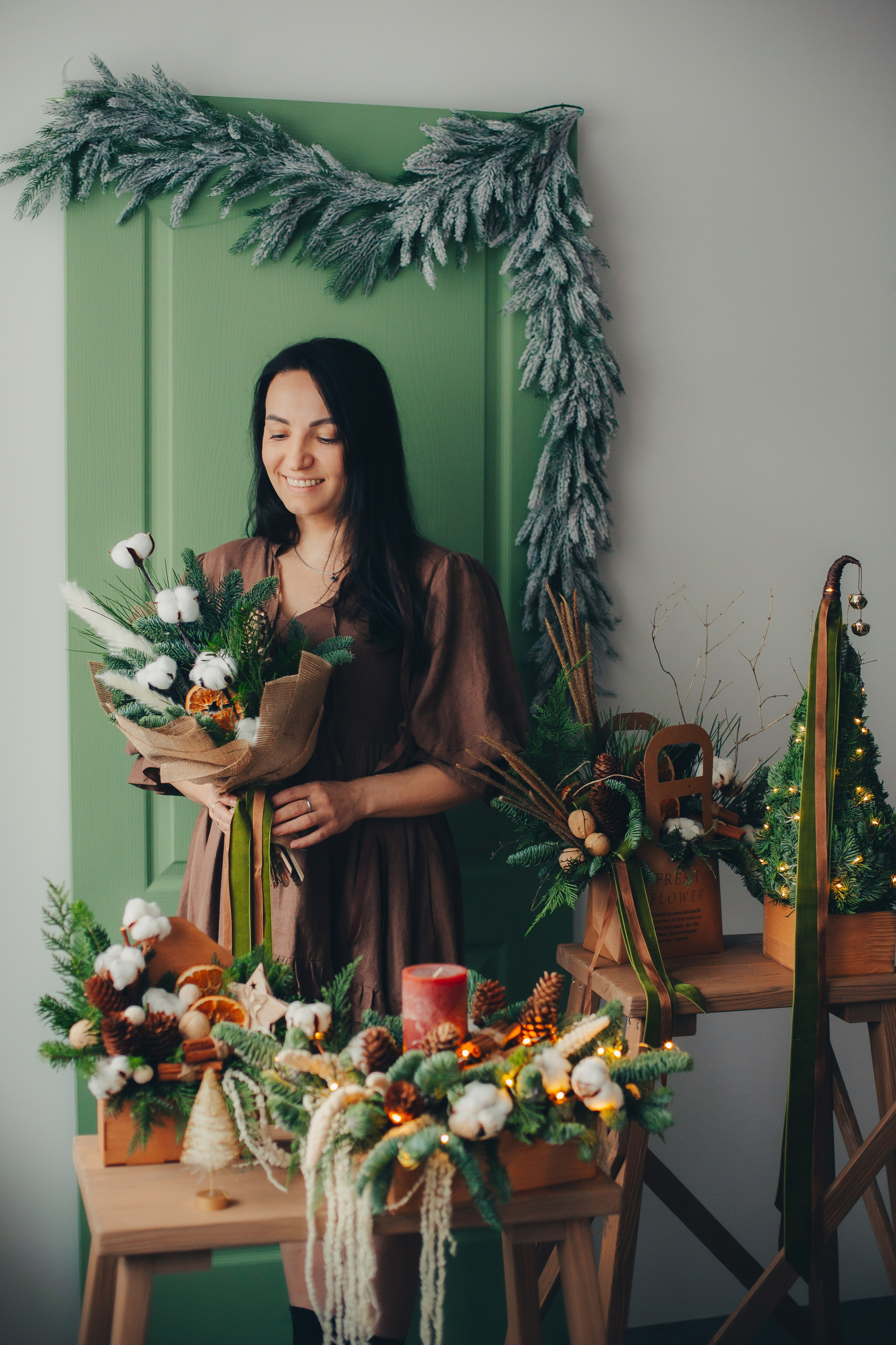 Контент-съёмка для цветочного магазина. Фотограф Евгения Мальцева, Архангельск