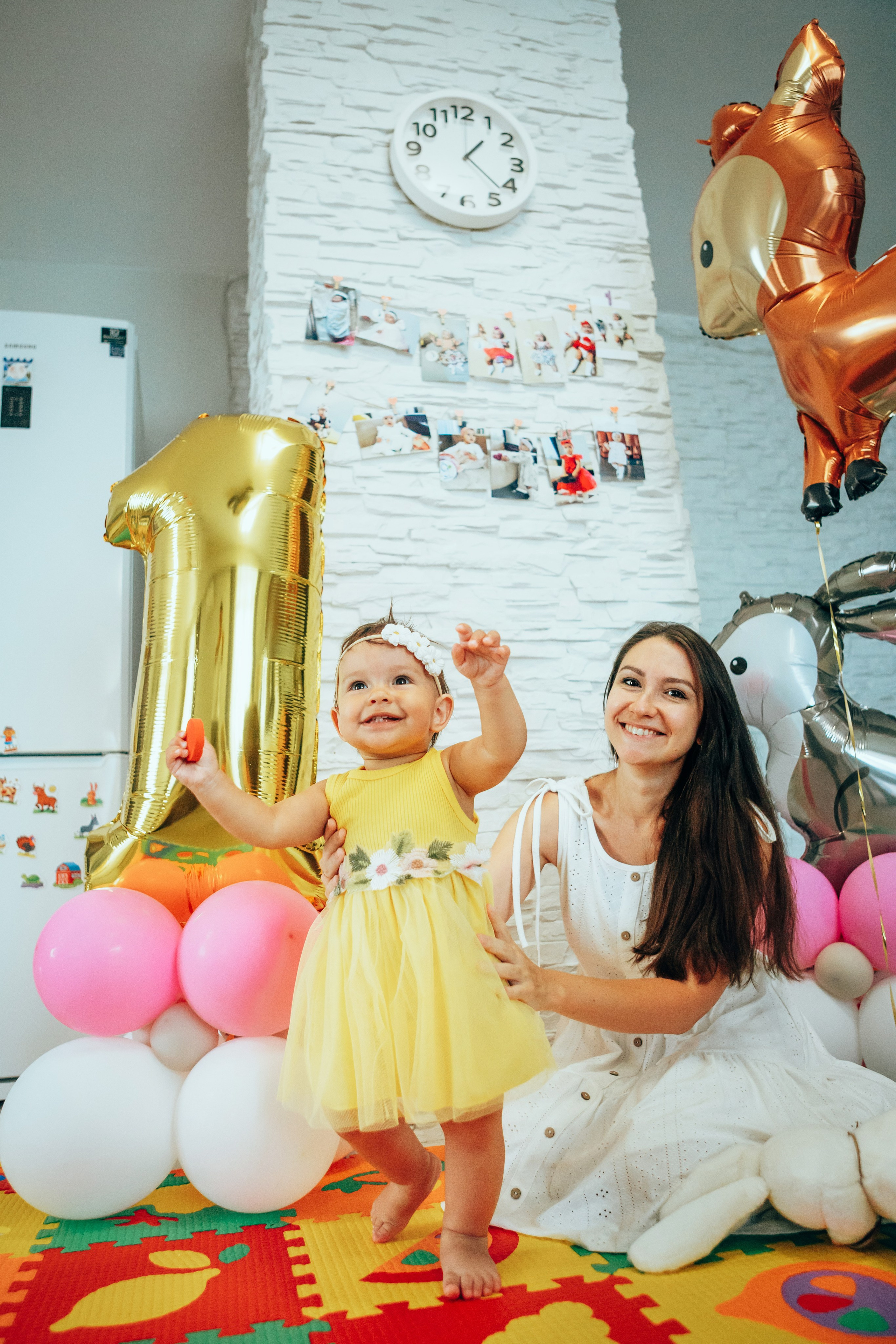 Первый День Рождения Вики. Семейный и детский фотограф в г. Новосибирске Макеева Анастасия