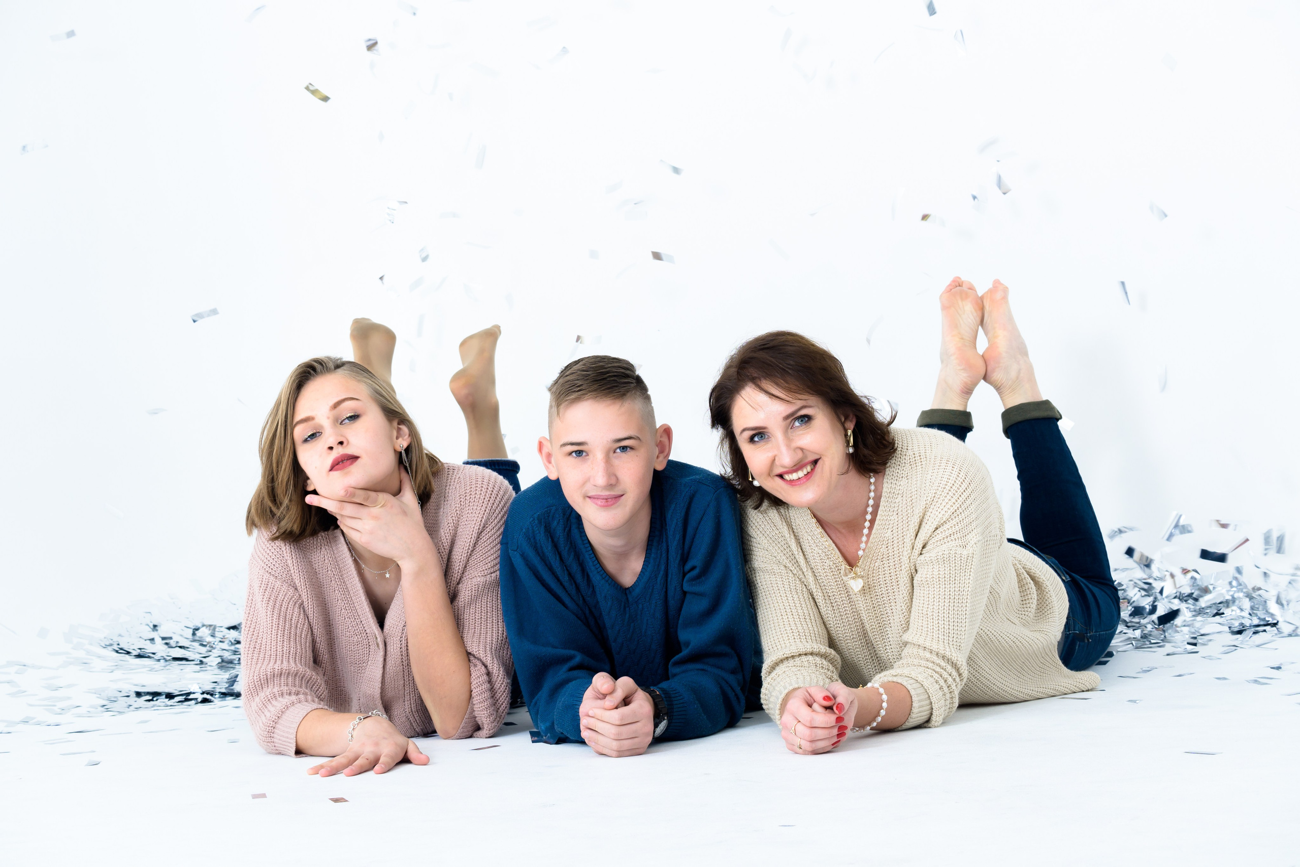 Katya and the family. Fotograf Dmitrii Donets