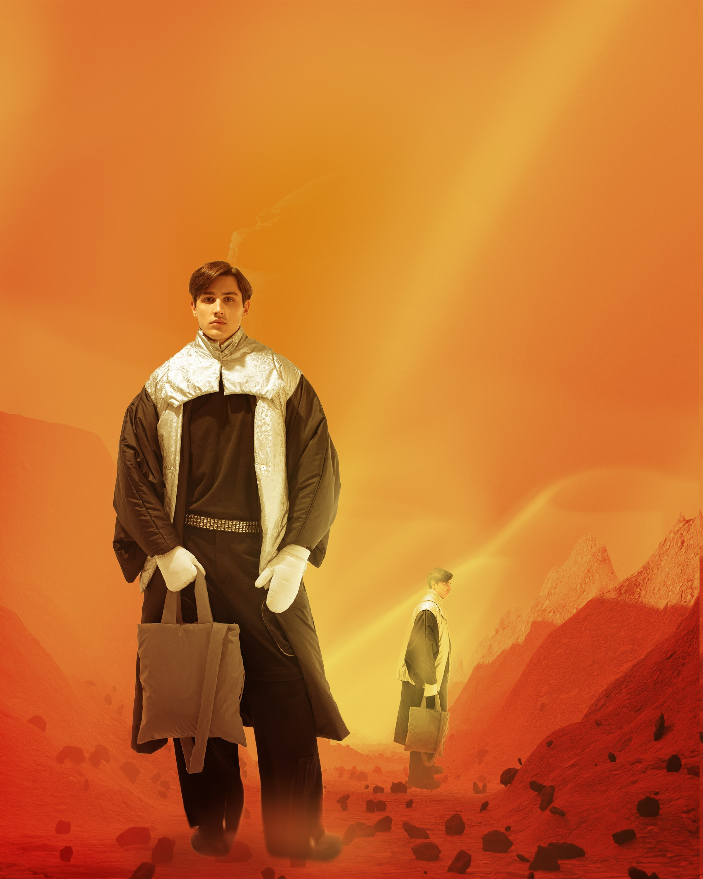 Cosmic tourists. Alyona Pukhanova — photographer, stylist, 3d designer, artist — Tbilisi, Georgia