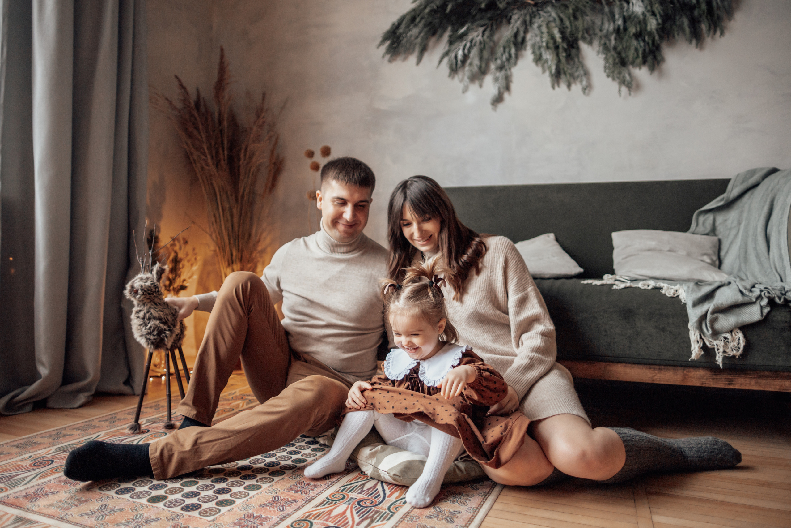 Максим, Ирина и Варенька. Фотограф Краснодар