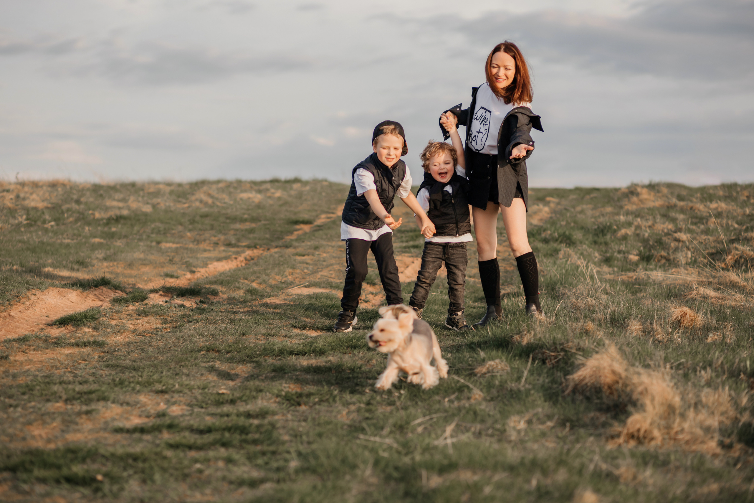 Аня и 3 сына. Фотограф Краснодар