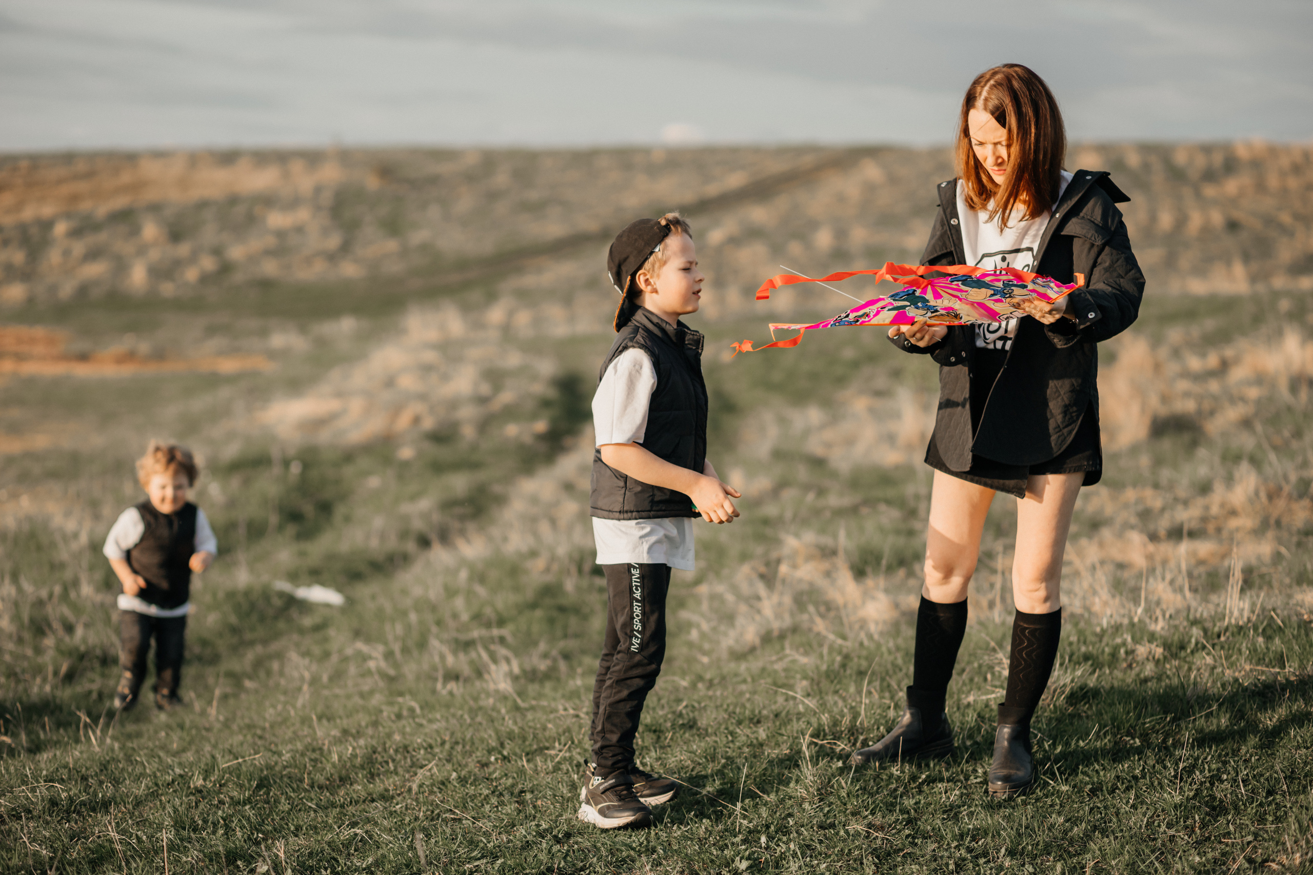 Аня и 3 сына. Фотограф Краснодар