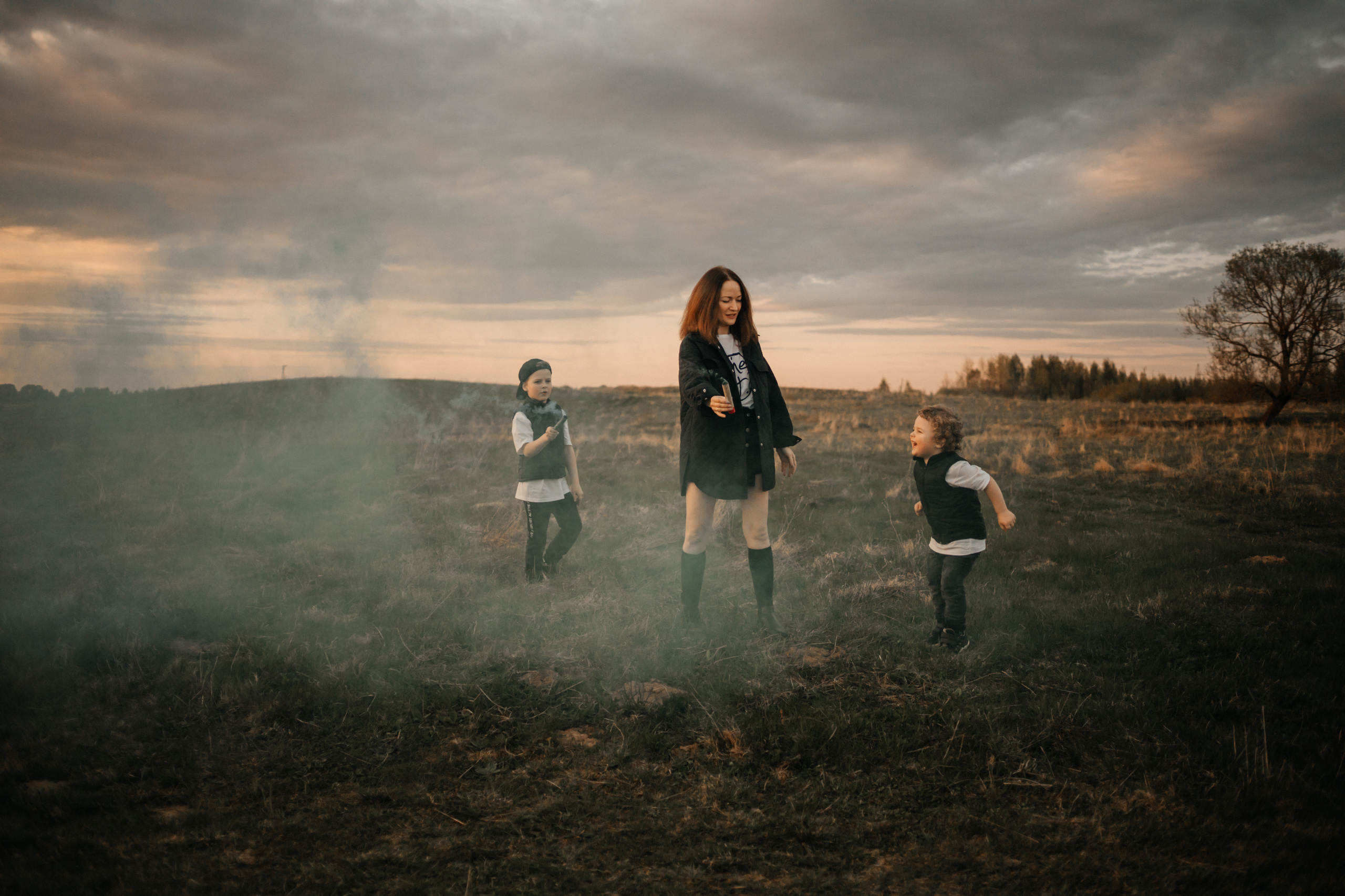 Аня и 3 сына. Фотограф Краснодар