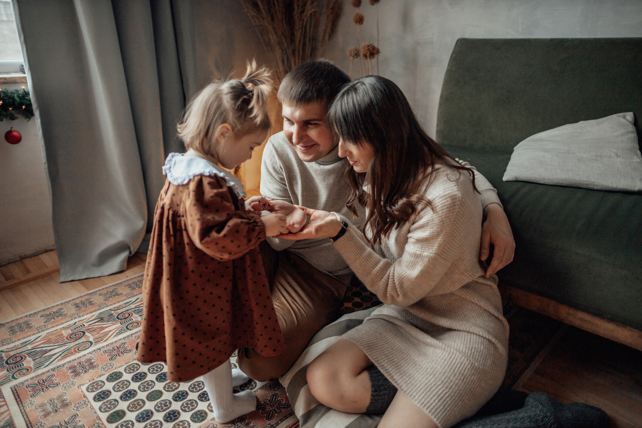 Максим, Ирина и Варенька. Фотограф Краснодар