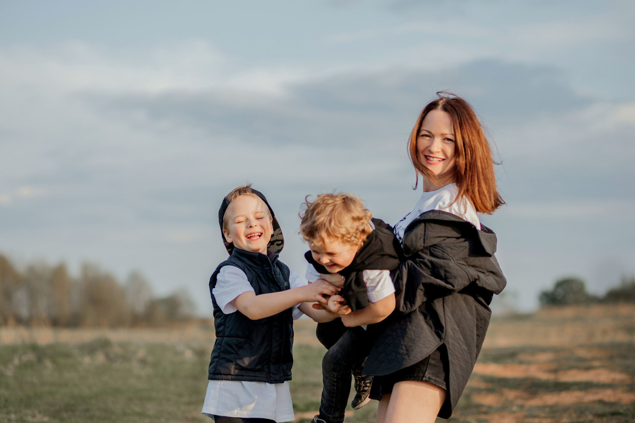 Аня и 3 сына. Фотограф Краснодар