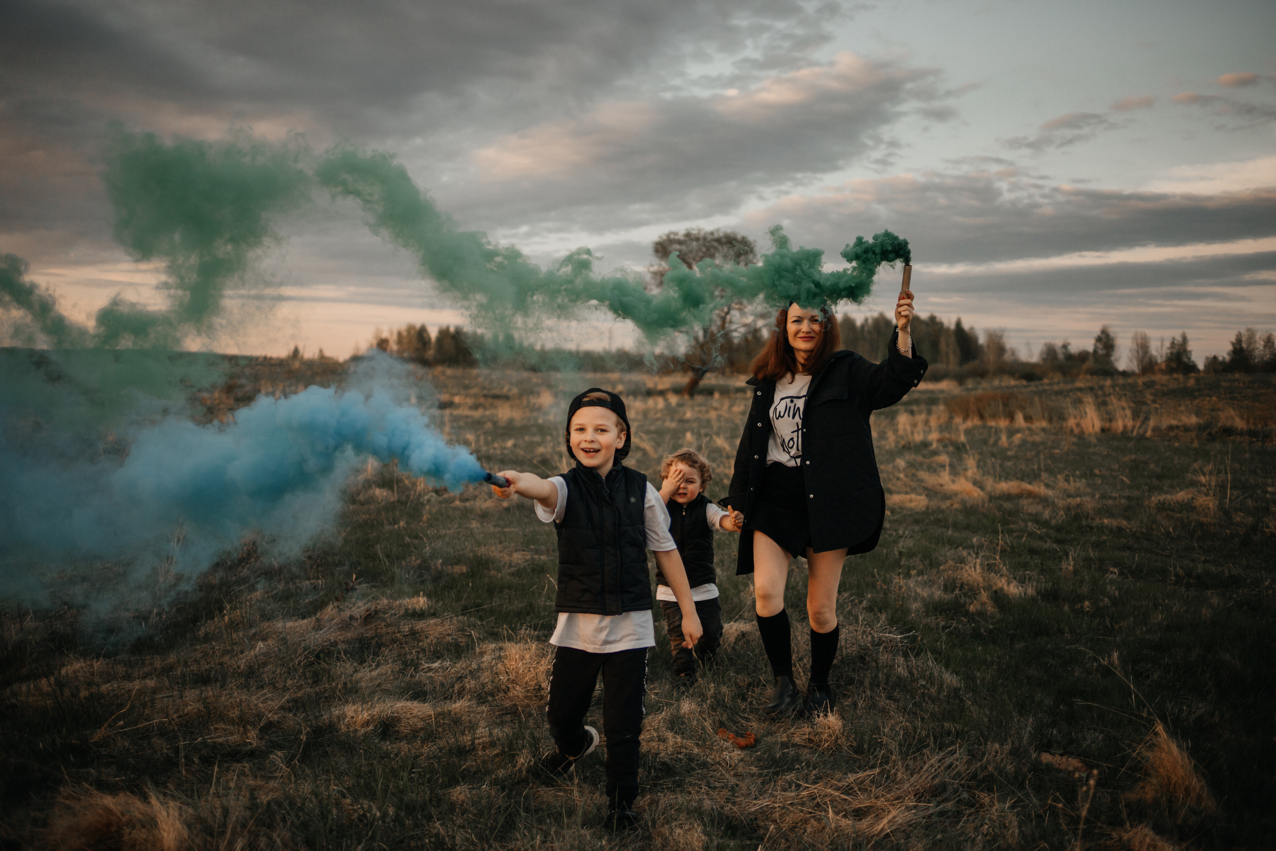 Аня и 3 сына. Фотограф Краснодар