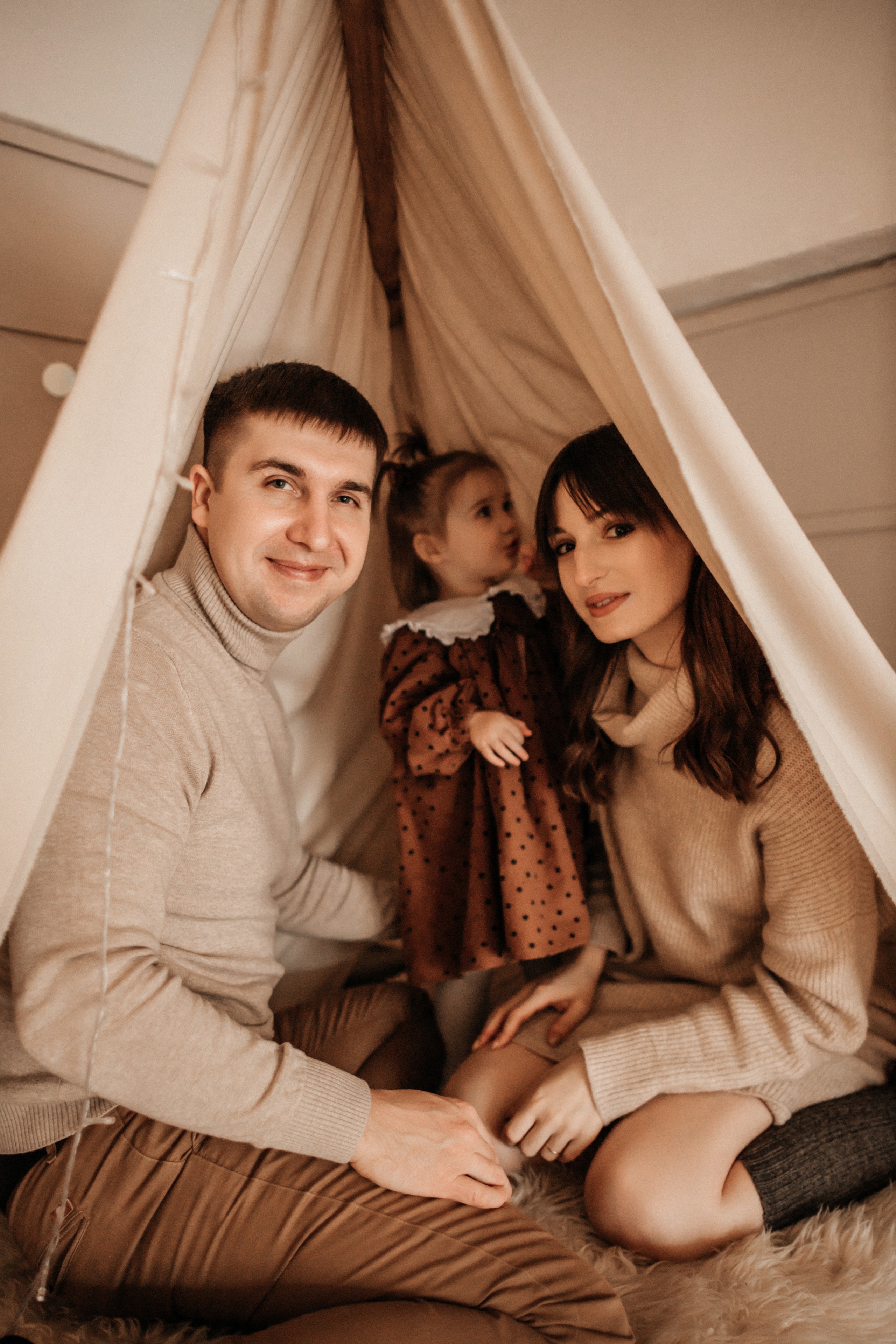 Максим, Ирина и Варенька. Фотограф Краснодар