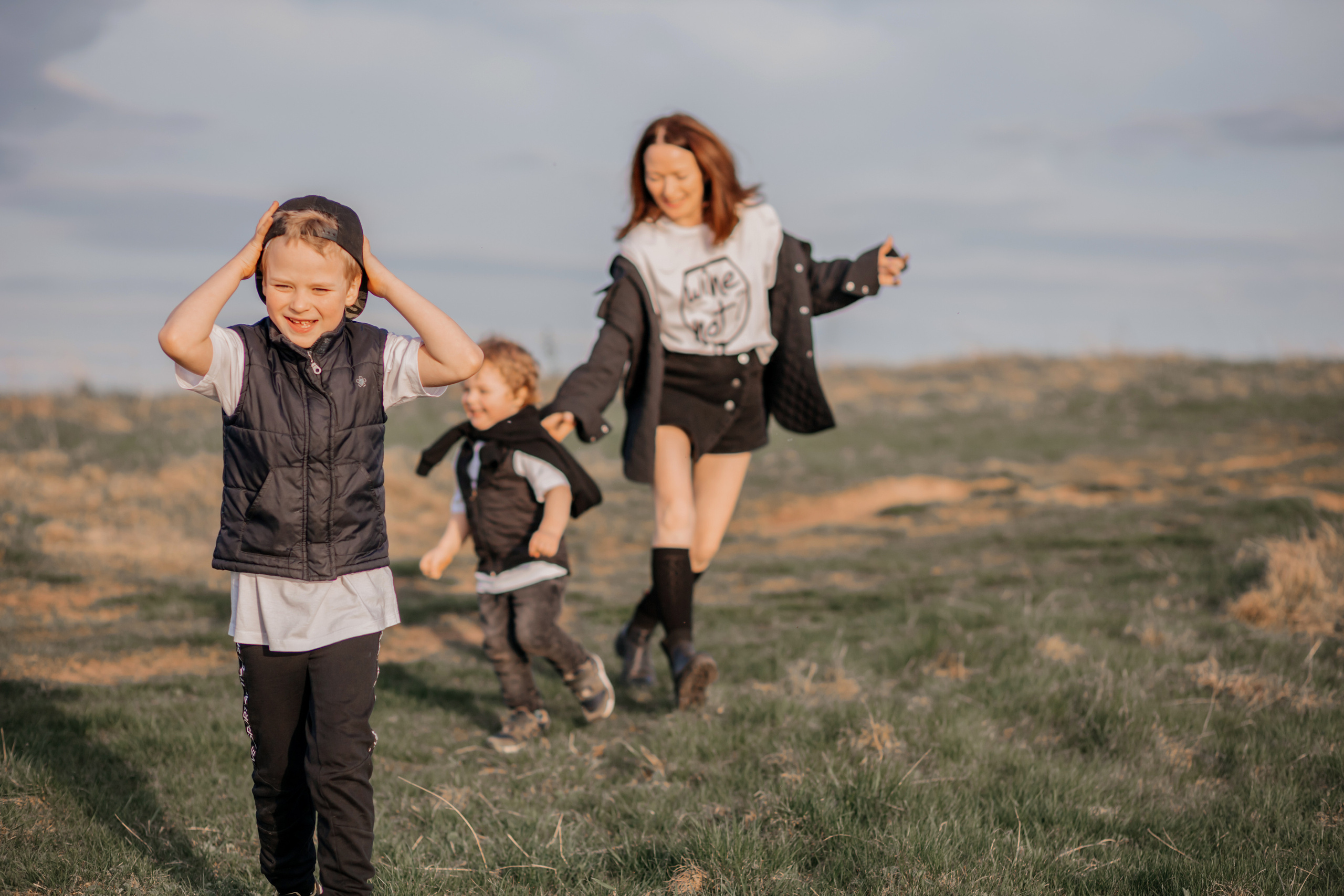 Аня и 3 сына. Фотограф Краснодар