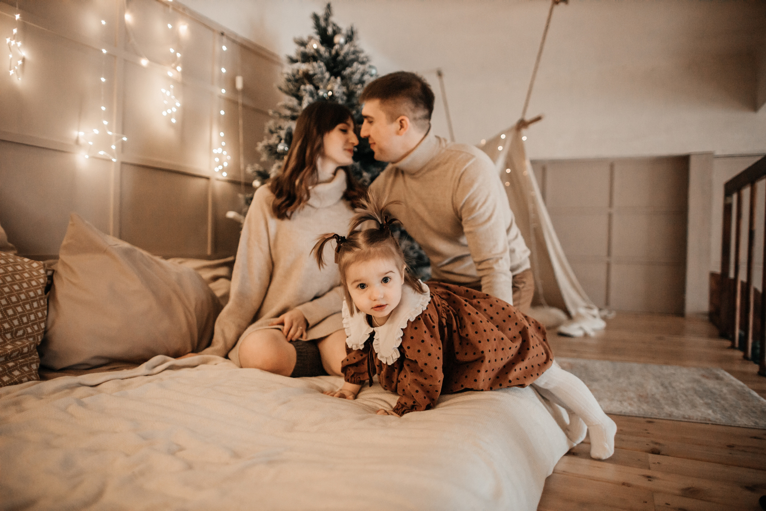 Максим, Ирина и Варенька. Фотограф Краснодар