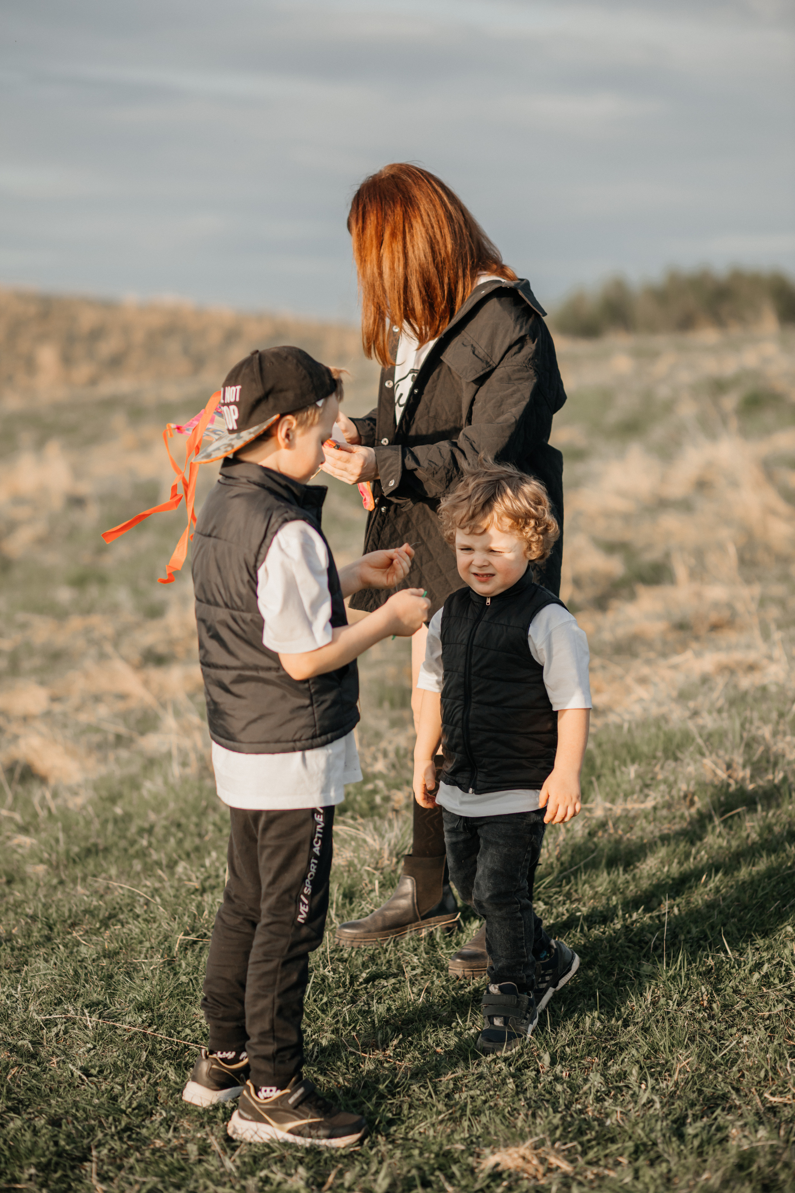 Аня и 3 сына. Фотограф Краснодар