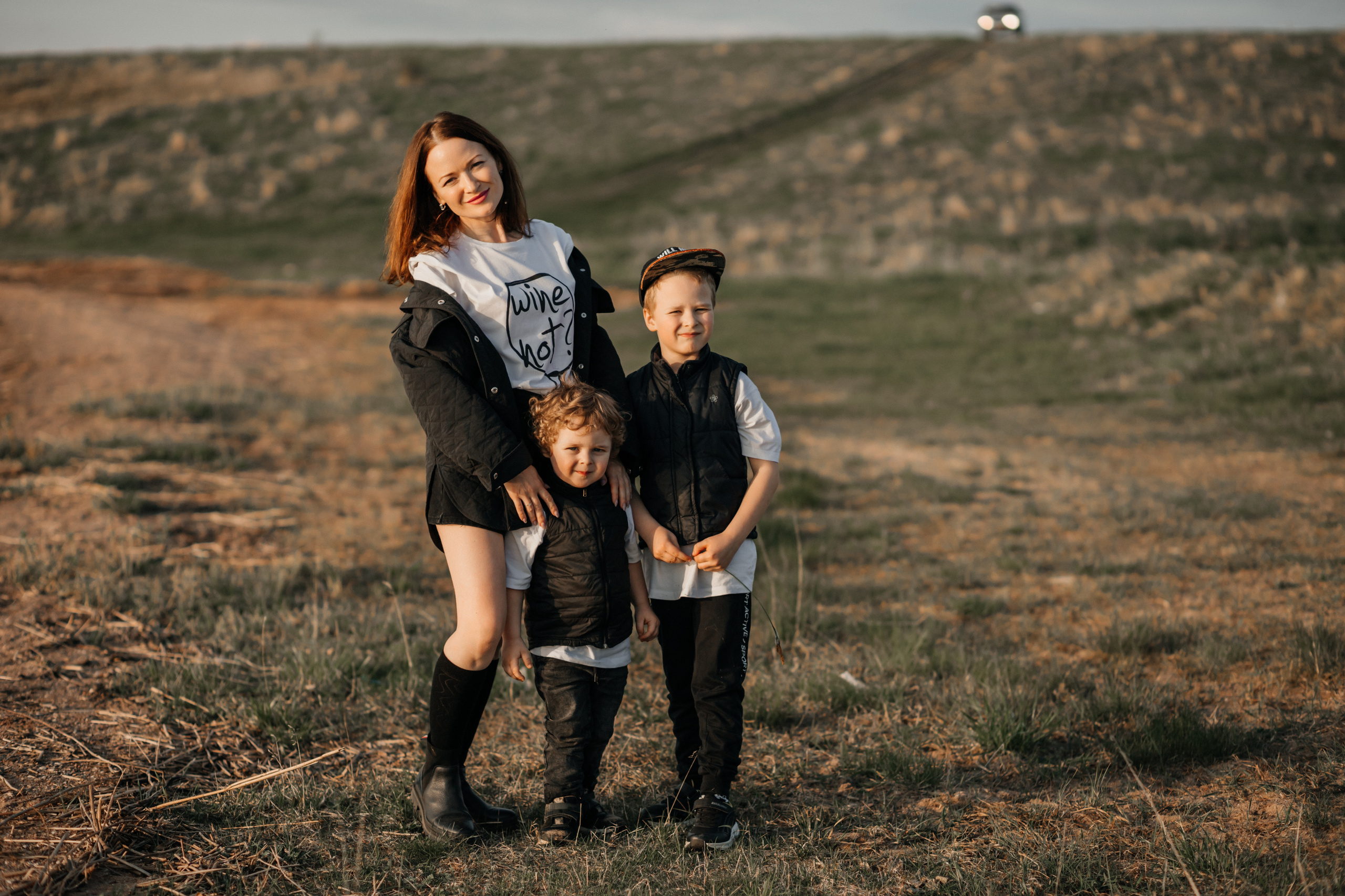 Аня и 3 сына. Фотограф Краснодар