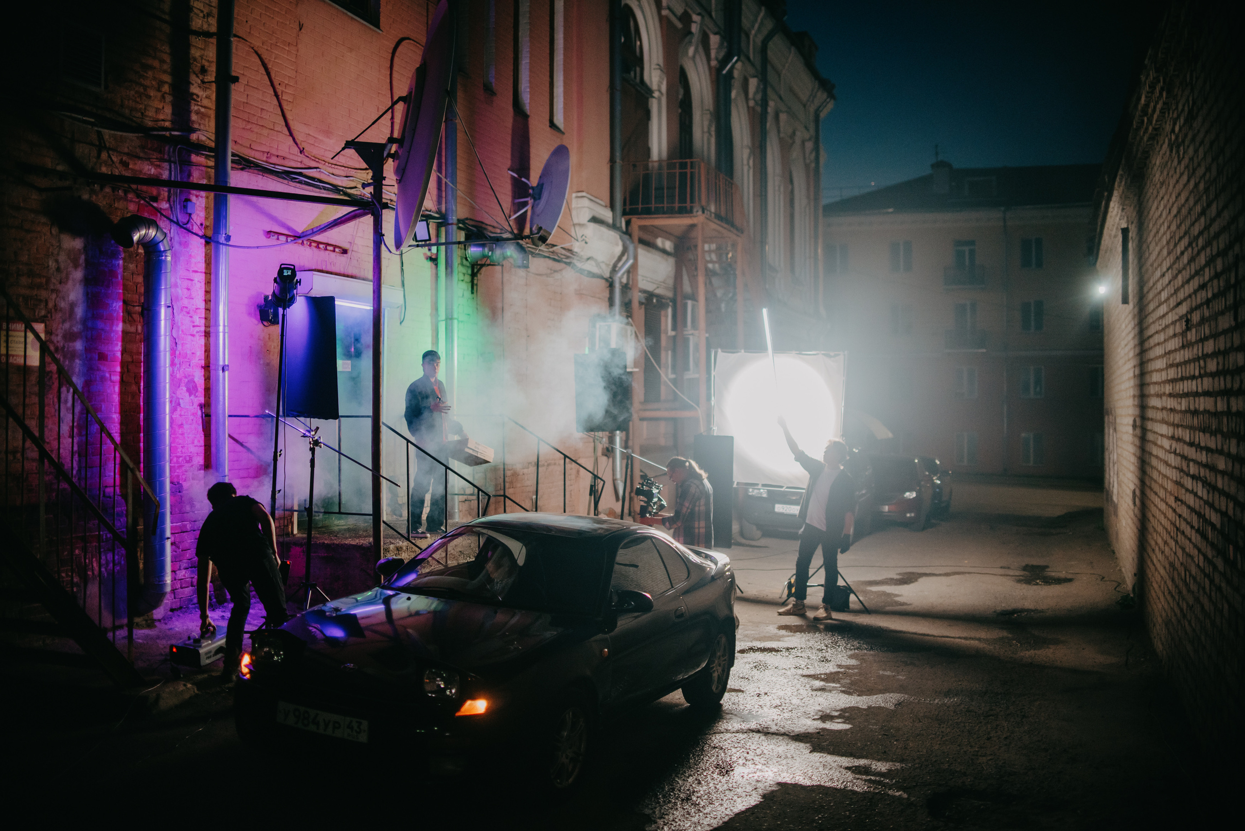 Backstage for BAZA| Кинотеатр «Смена». Контент фотограф Илья Урс