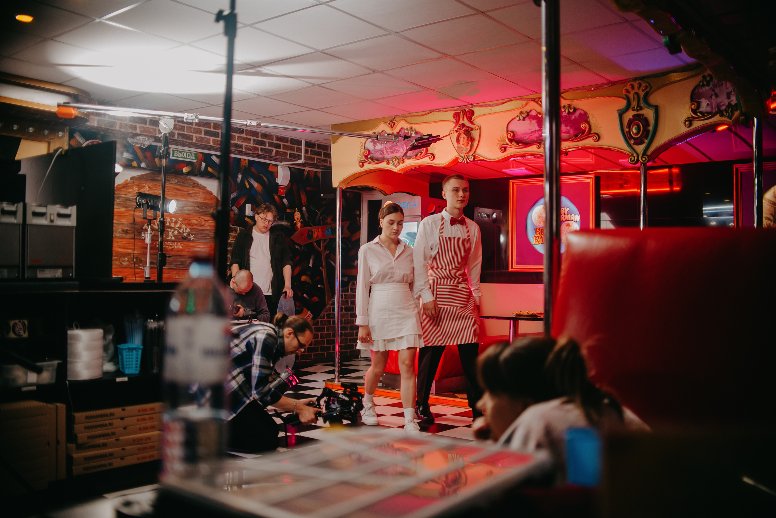 Backstage for BAZA| Кинотеатр «Смена». Контент фотограф Илья Урс