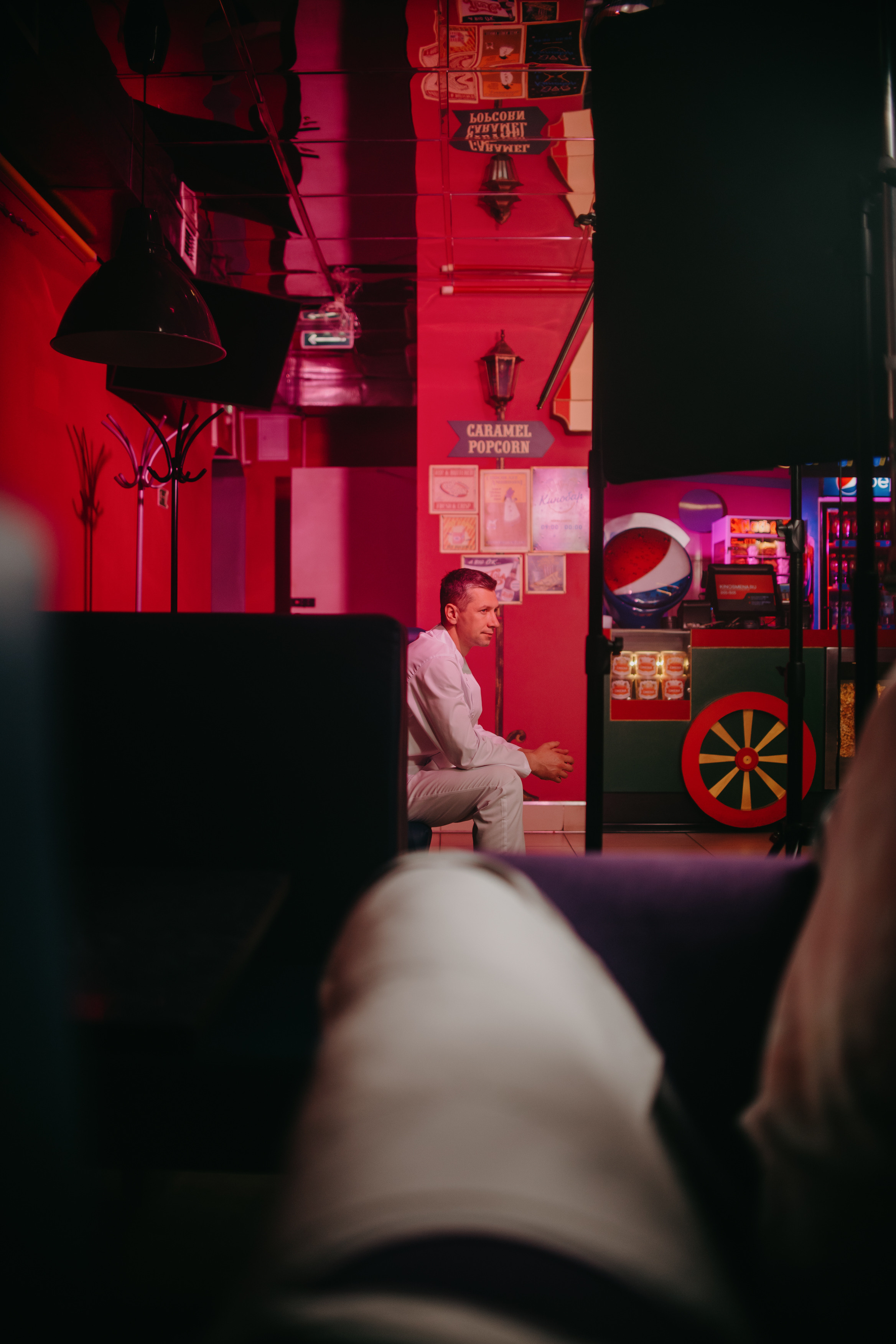 Backstage for BAZA| Кинотеатр «Смена». Контент фотограф Илья Урс