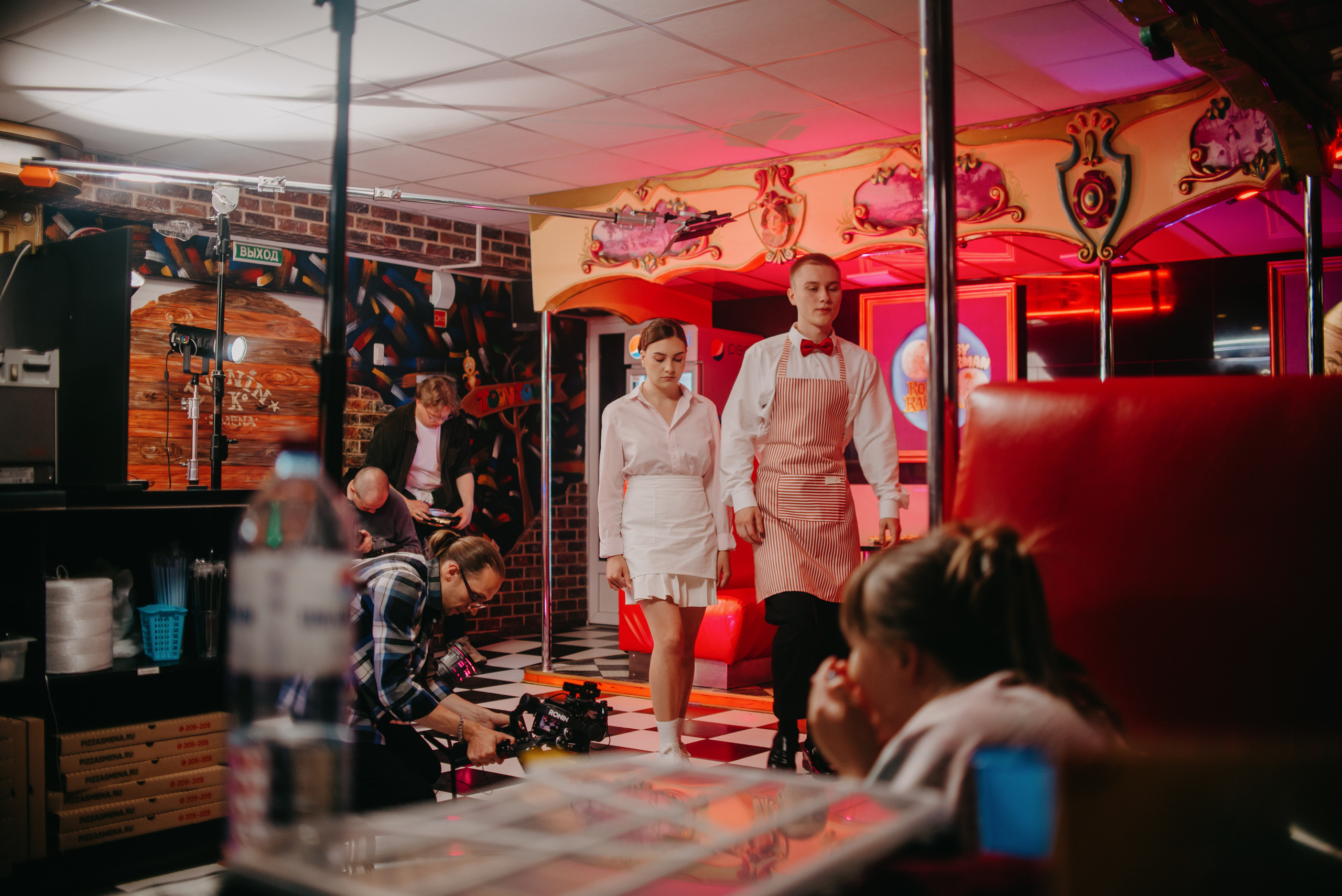 Backstage for BAZA| Кинотеатр «Смена». Контент фотограф Илья Урс