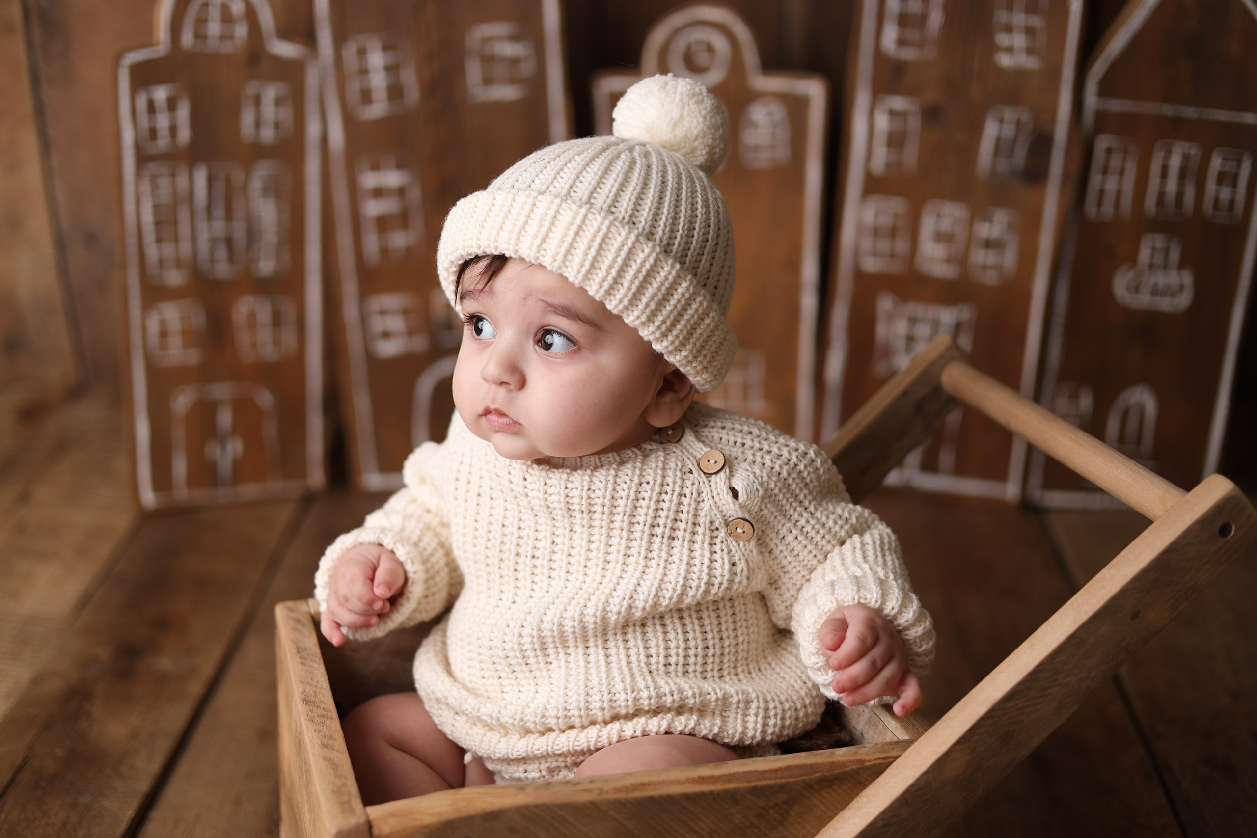 Азнавуру 6 месяцев. Фотограф новорожденных Москва. Ньюборн фотограф Москва