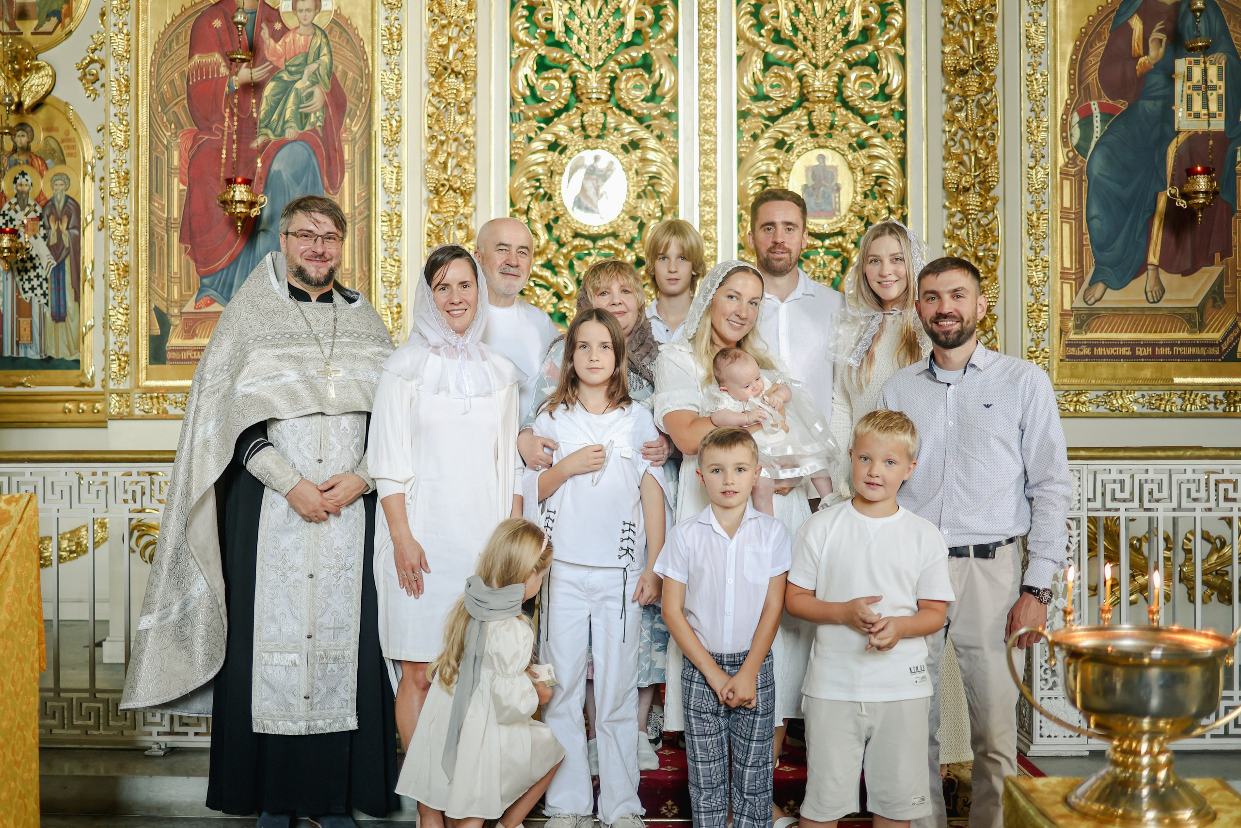 Крещение Софии. Репортажный и портретный фотограф в Санктпетербурге. Видиосъемка мероприятий в Санкт-Петербурге