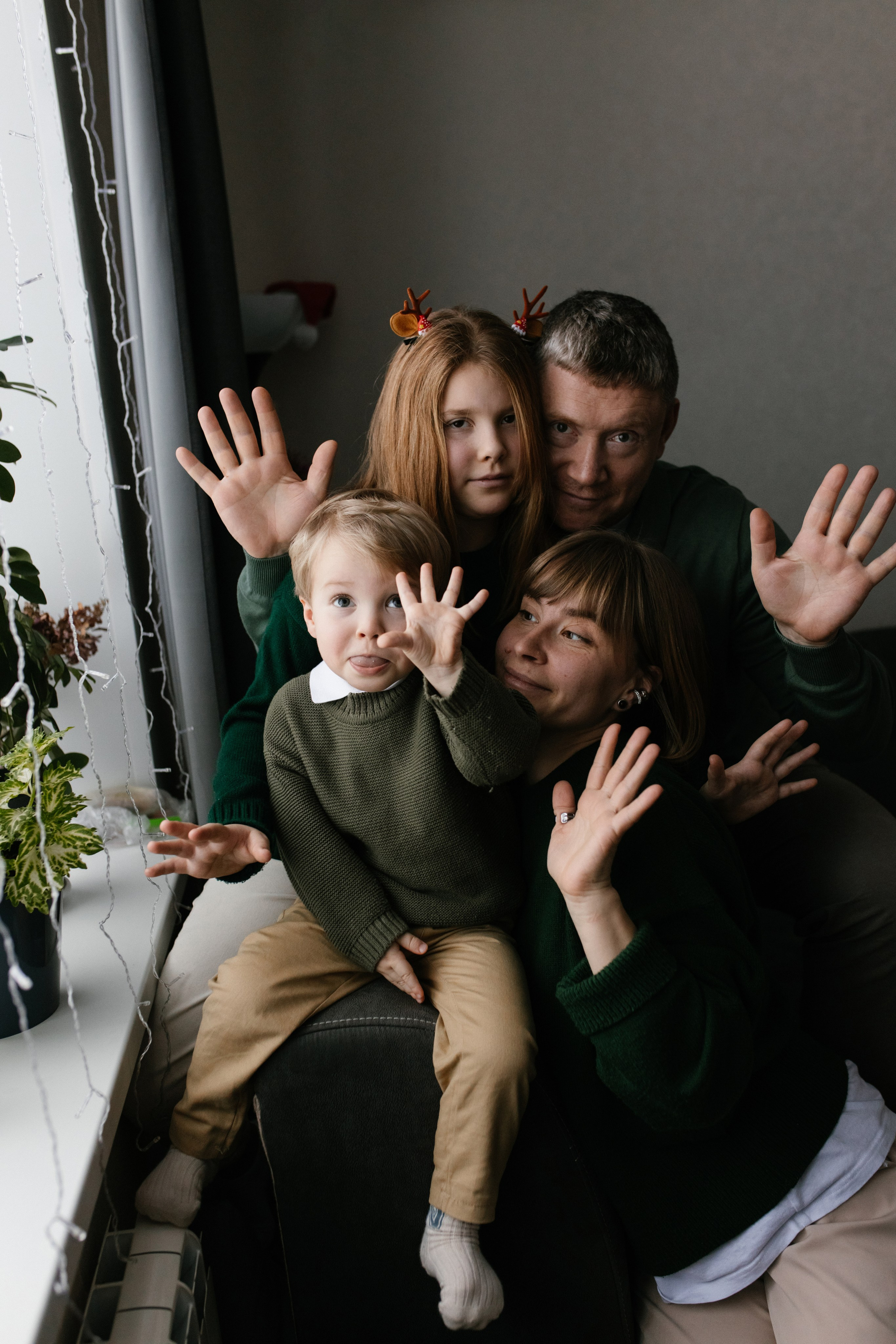 Семейные новогодние. Фотограф Катя Трусова