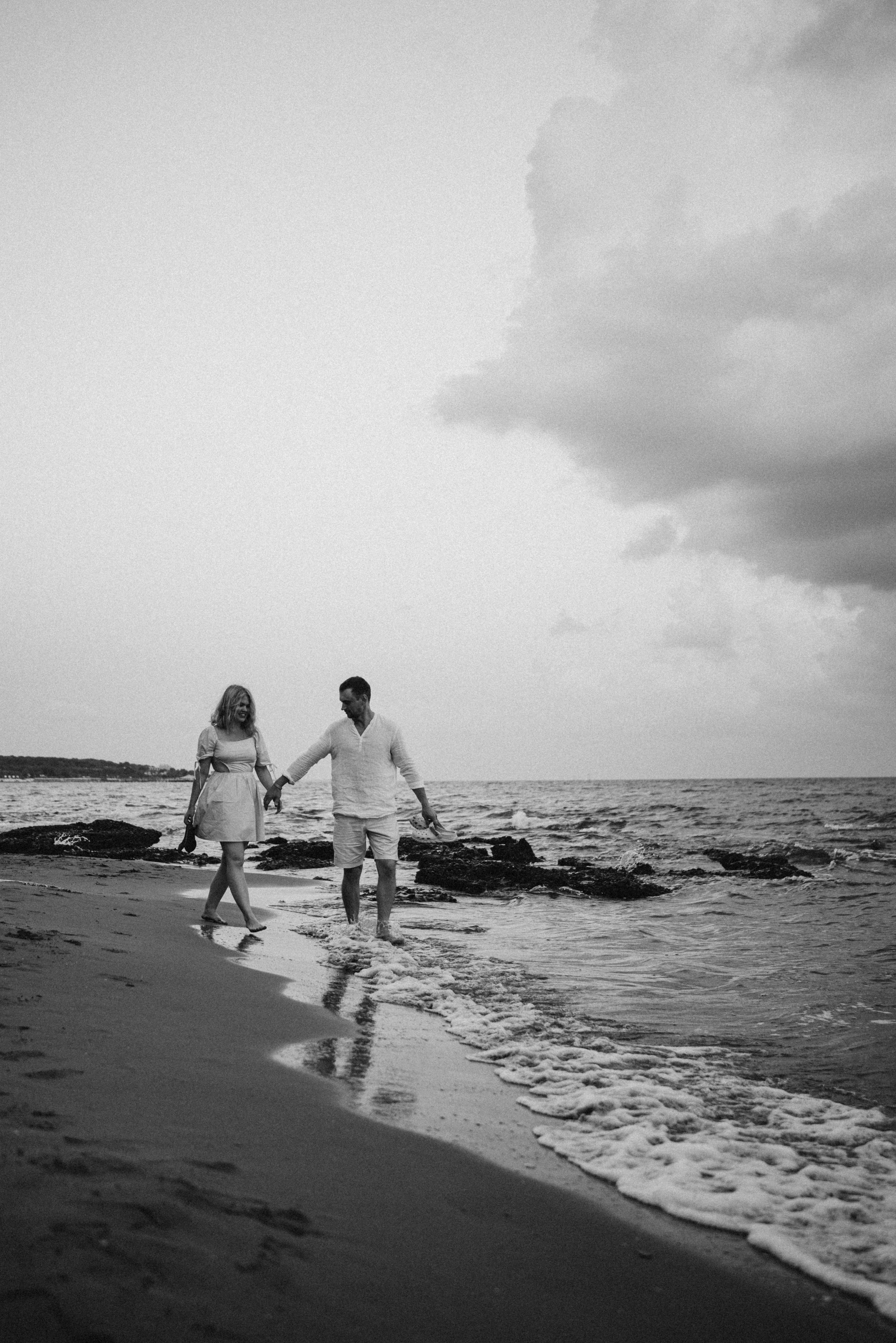 Съемка пары на море. Портретный и свадебный фотограф в Тбилиси • xeniqo