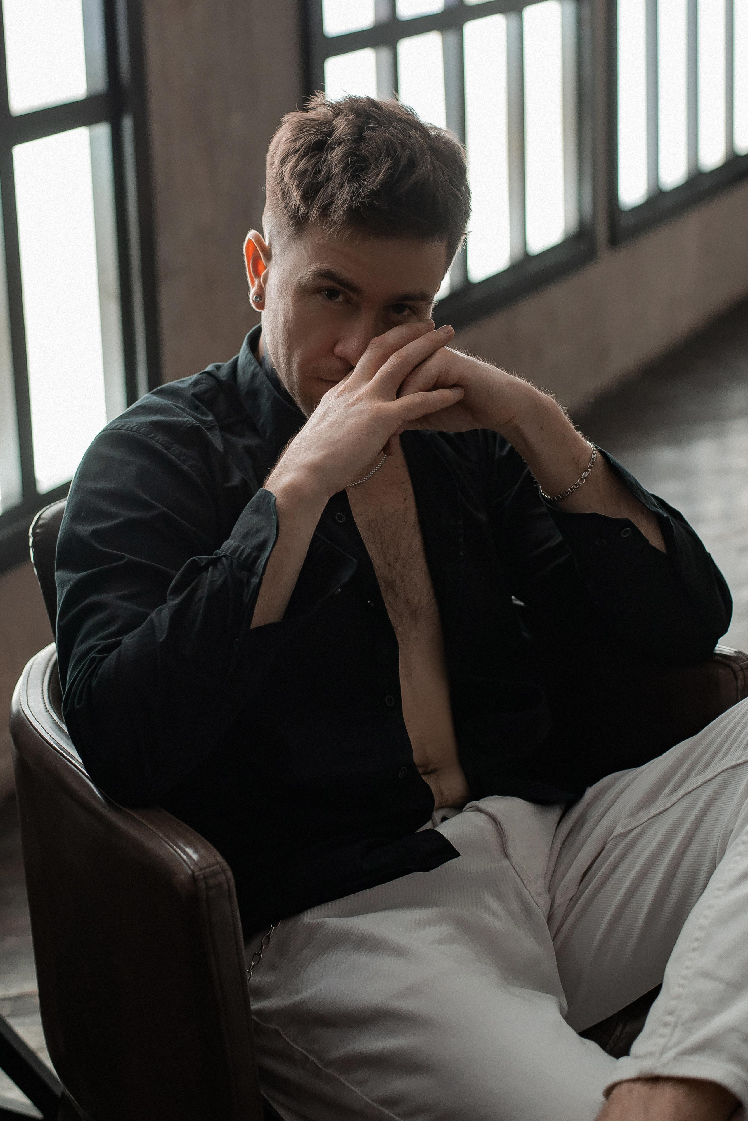 Мужской портрет. Контент фотограф в Москве Лихачева Ксения