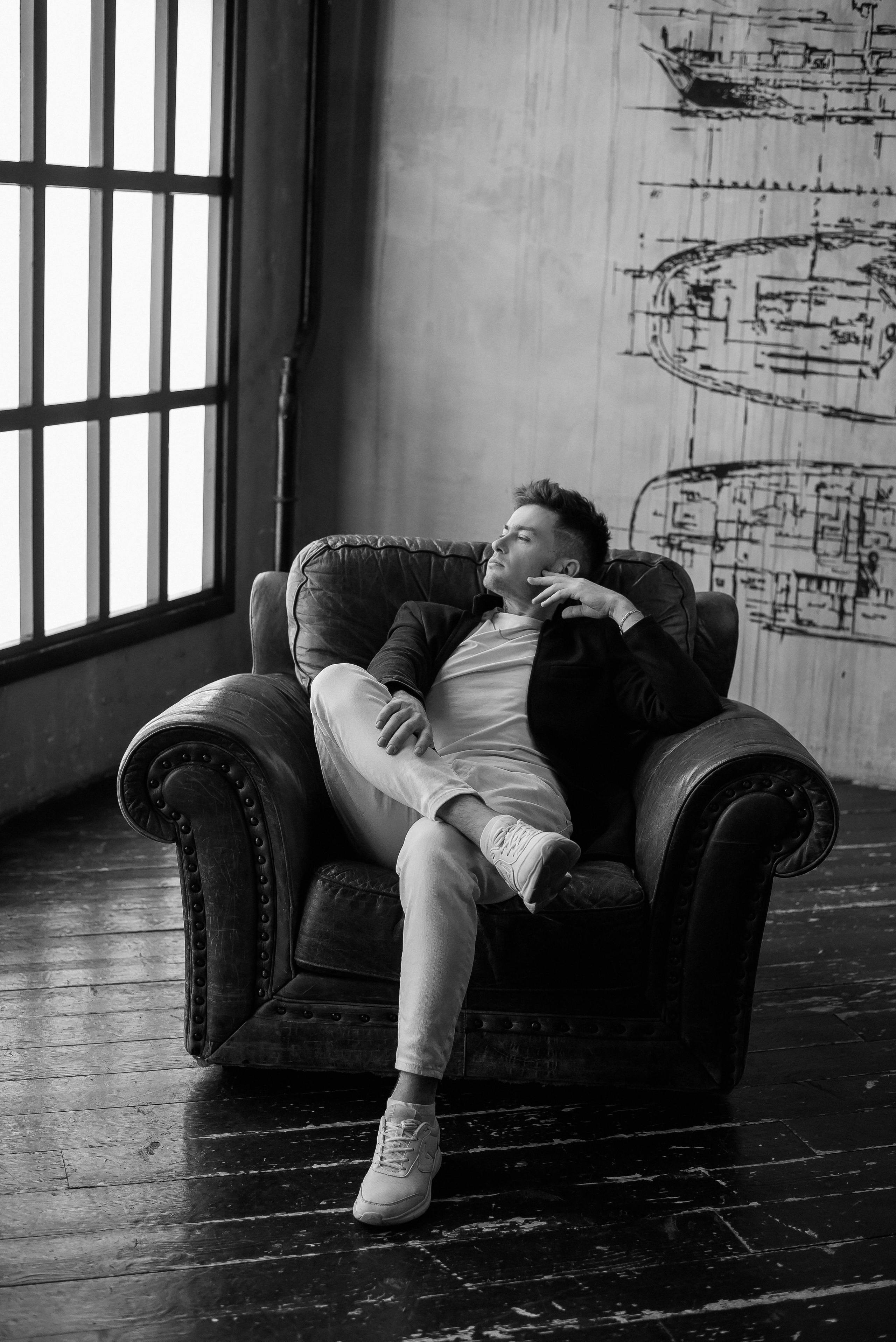 Мужской портрет. Контент фотограф в Москве Лихачева Ксения