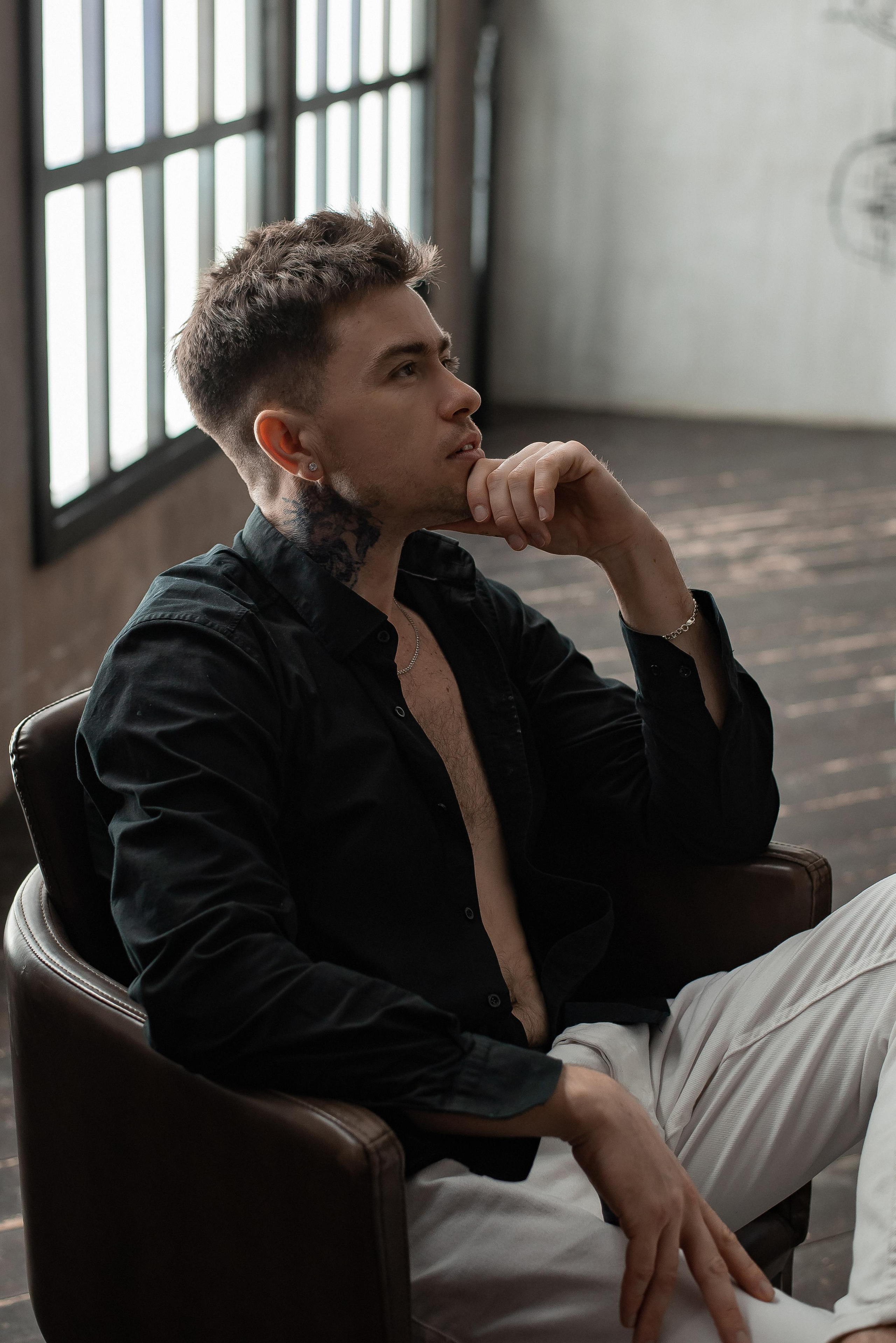 Мужской портрет. Контент фотограф в Москве Лихачева Ксения