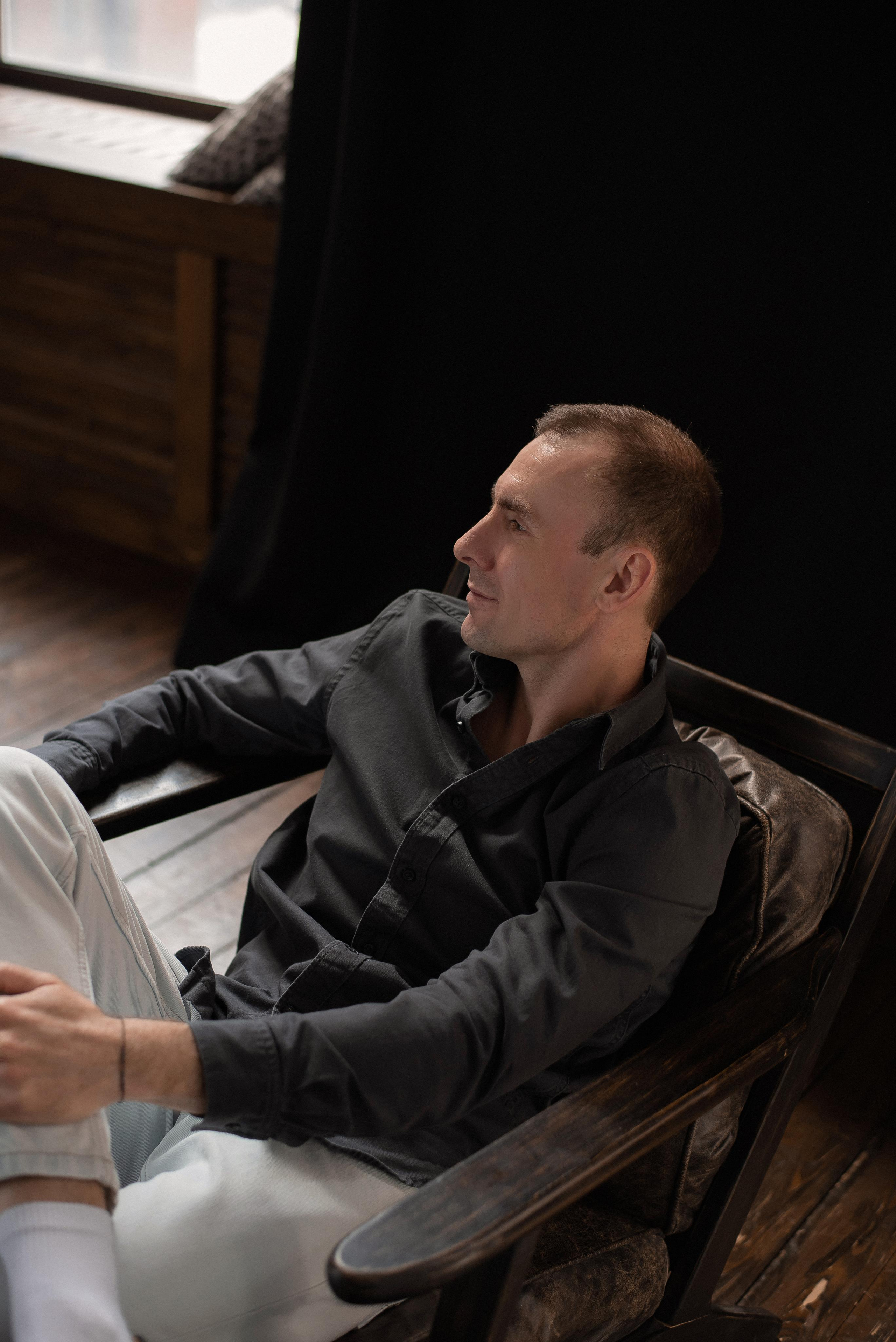 Мужской портрет. Контент фотограф в Москве Лихачева Ксения