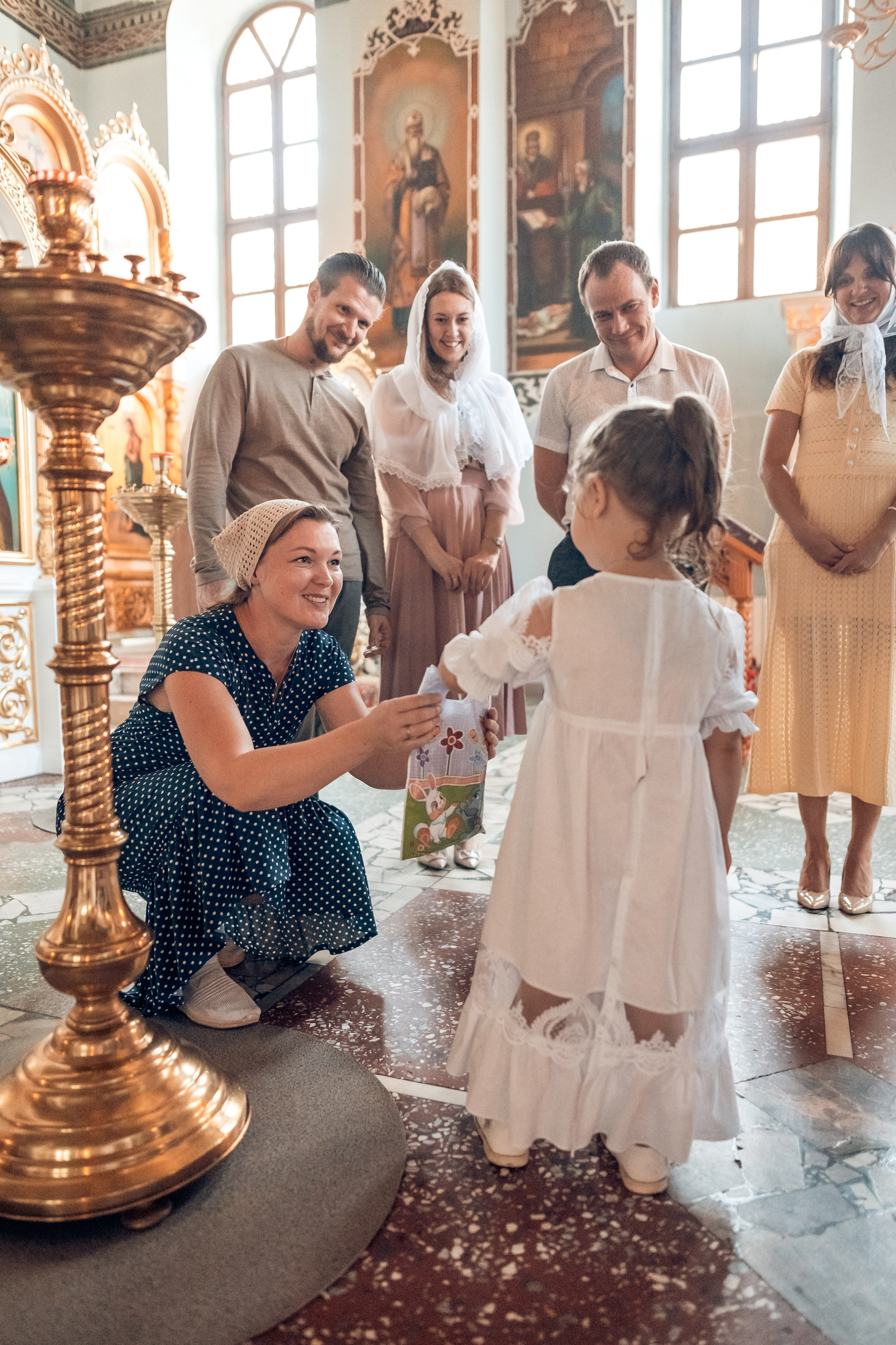 Таинство Крещения Ярославы. Храм Сошествия Святого Духа. Главная