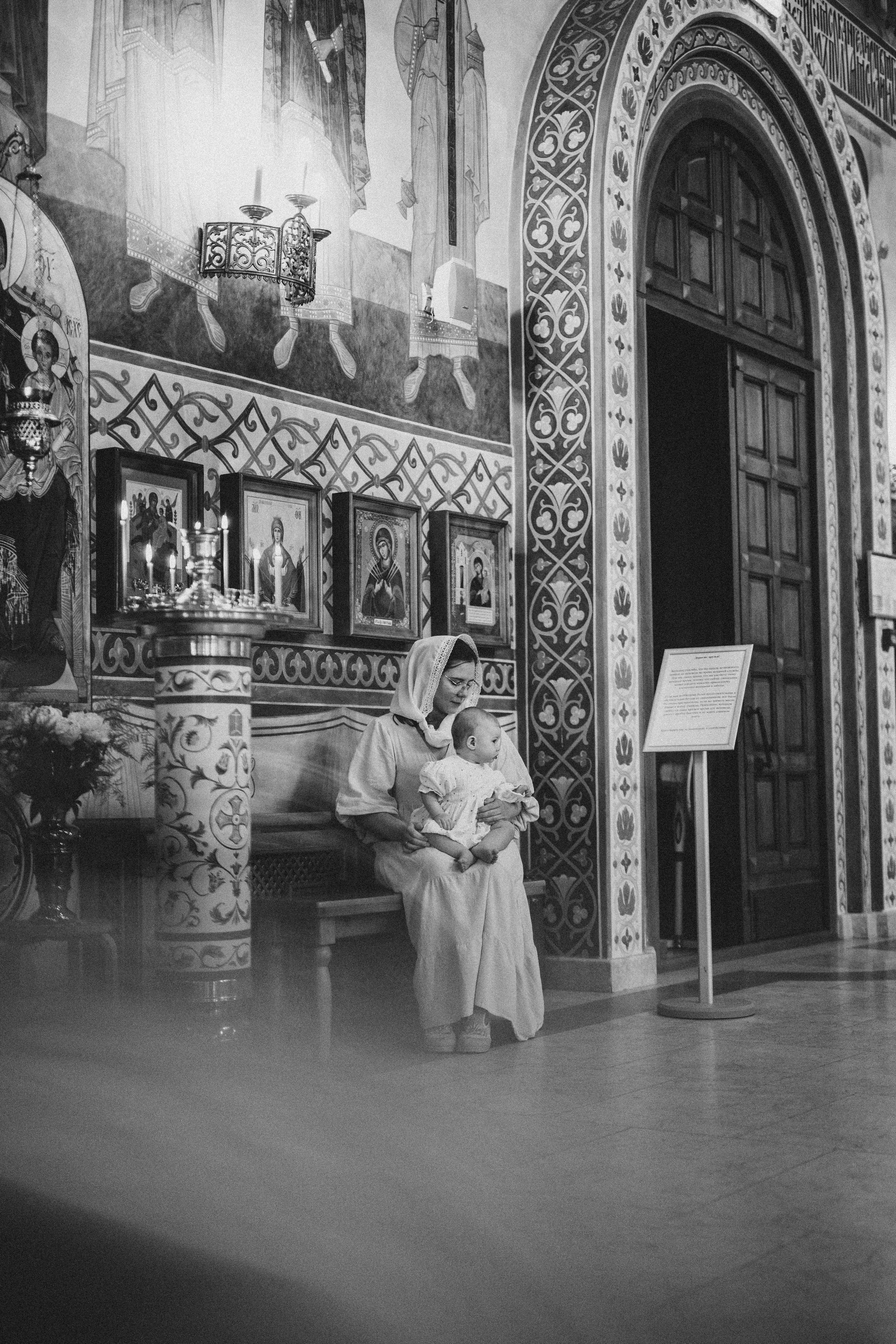 Таинство Крещения Веры. Фотограф новорождённых Newborn Москва